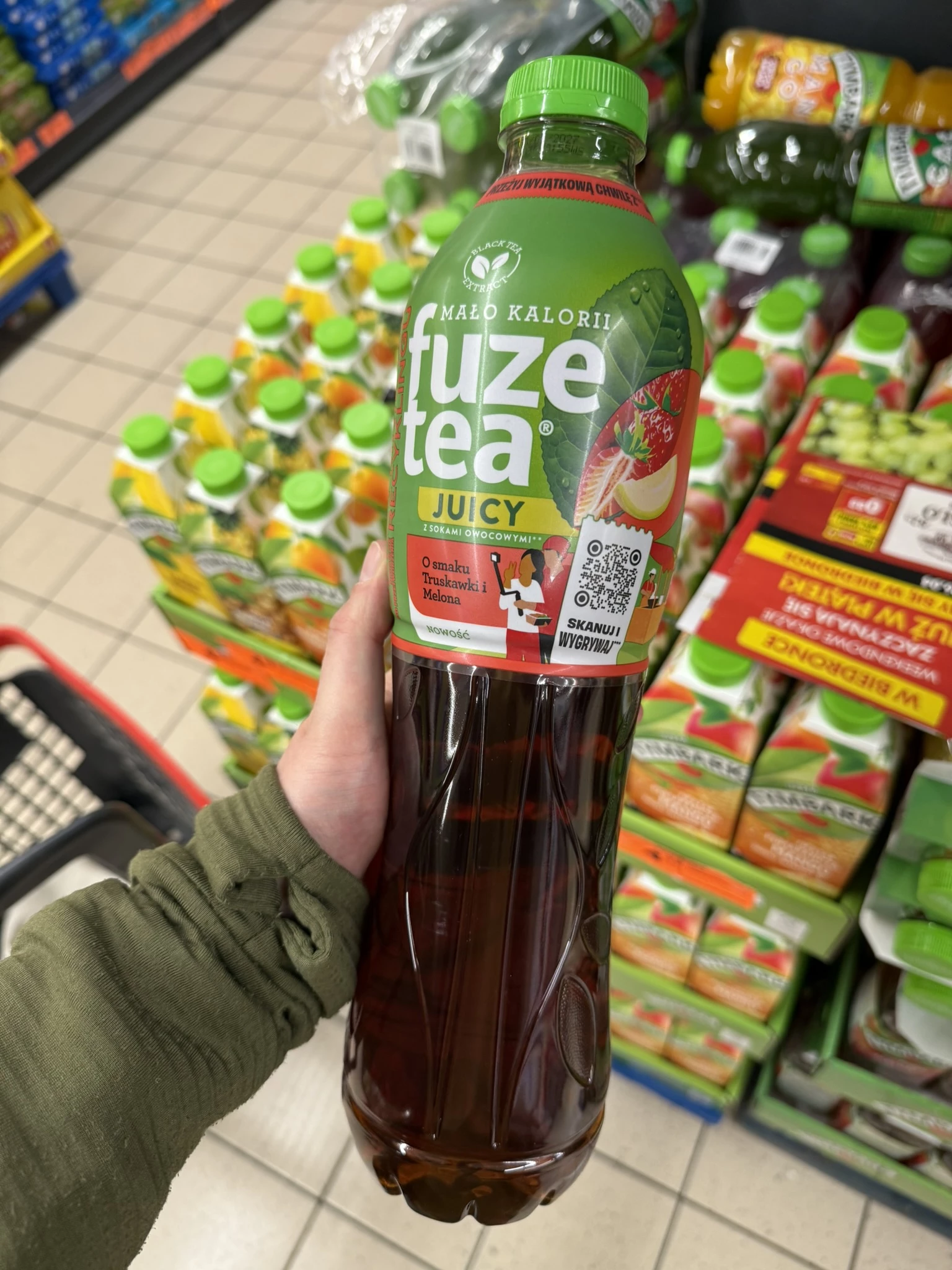 Fuze Tea Juicy o smaku Truskawki i Melona | 1500ml