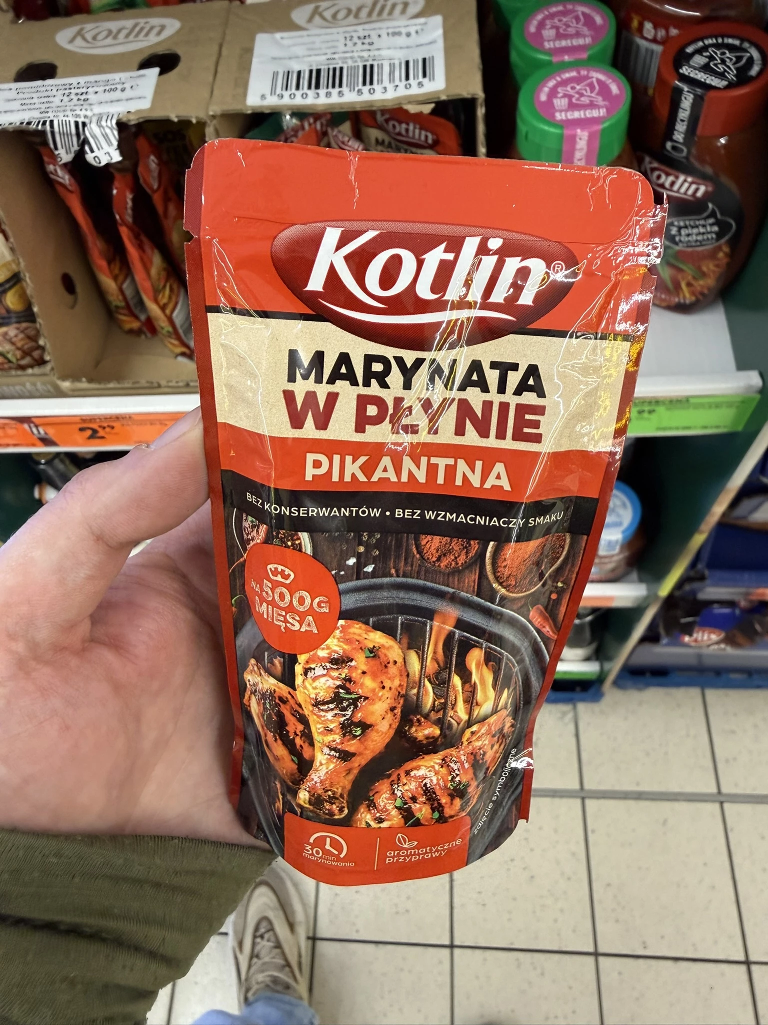 Marynata w płynie pikantna Kotlin | 100g