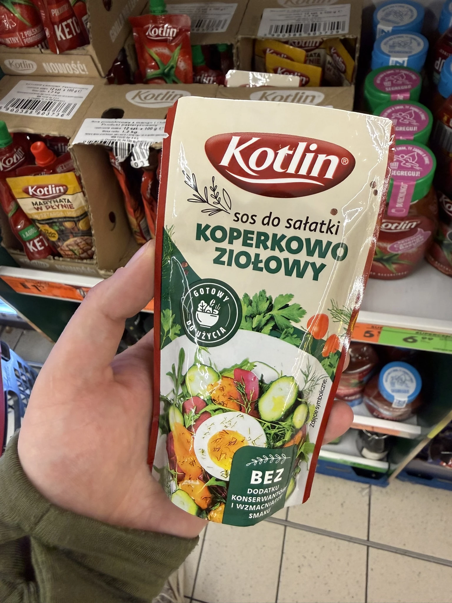 Kotlin Sos do sałatki Koperkowo Ziołowy | 100g