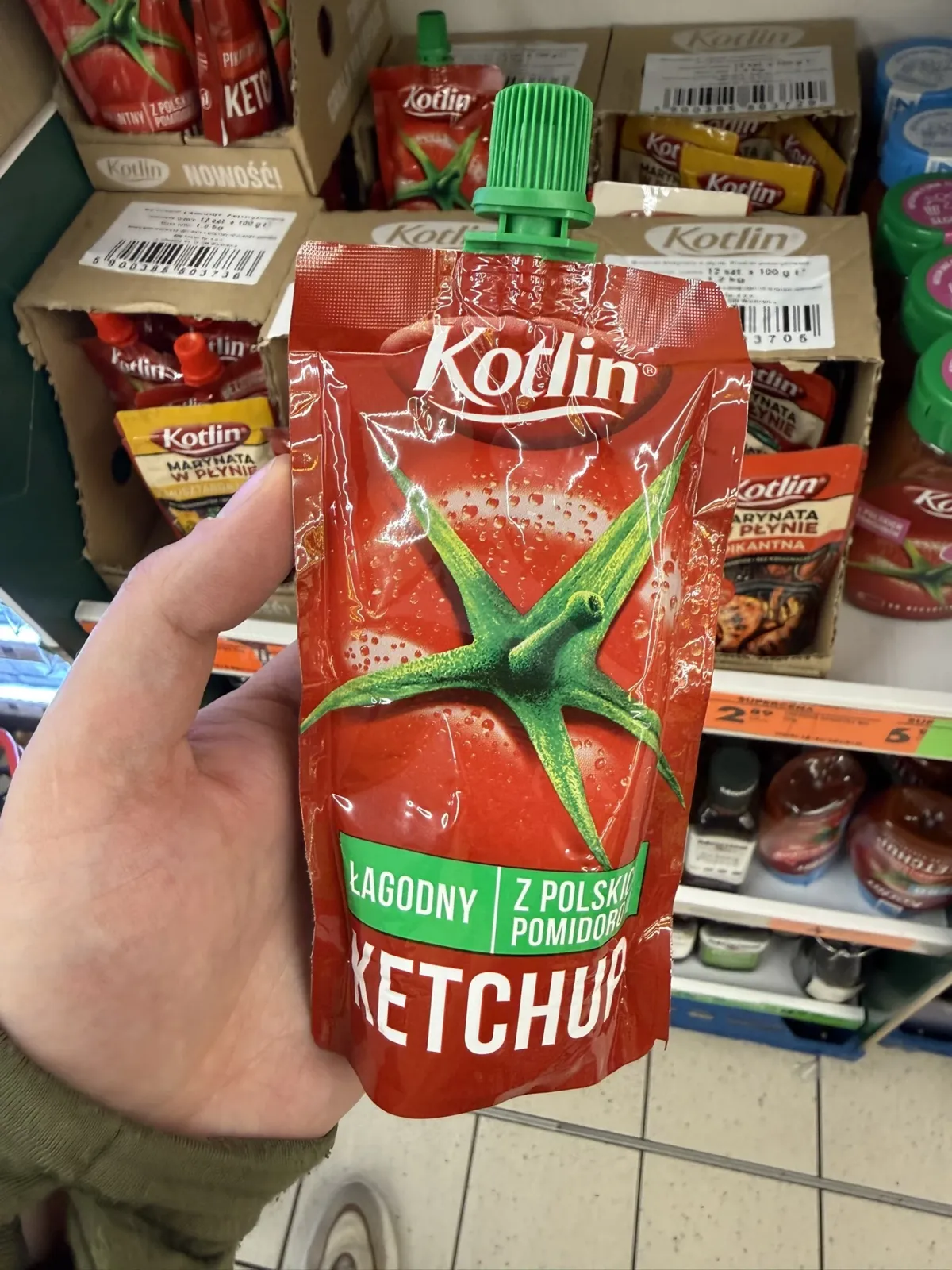 Kotlin Ketchup Łagodny z Polskich Pomidorów | 100g