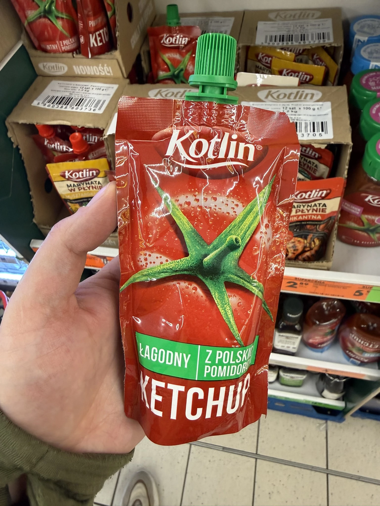 Kotlin Ketchup Łagodny z Polskich Pomidorów | 100g