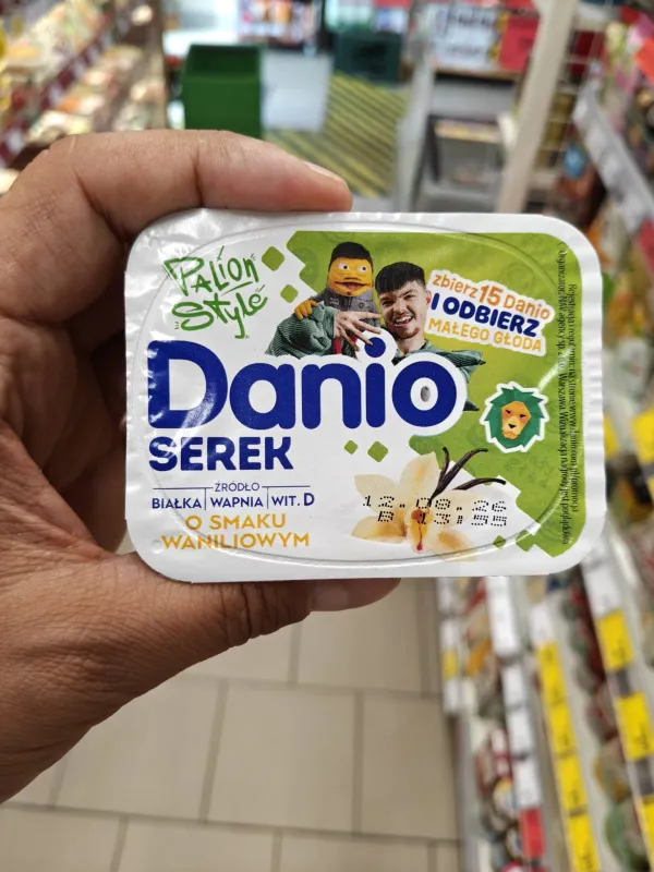 Danio Serek homogenizowany waniliowy Palion Style | 130g