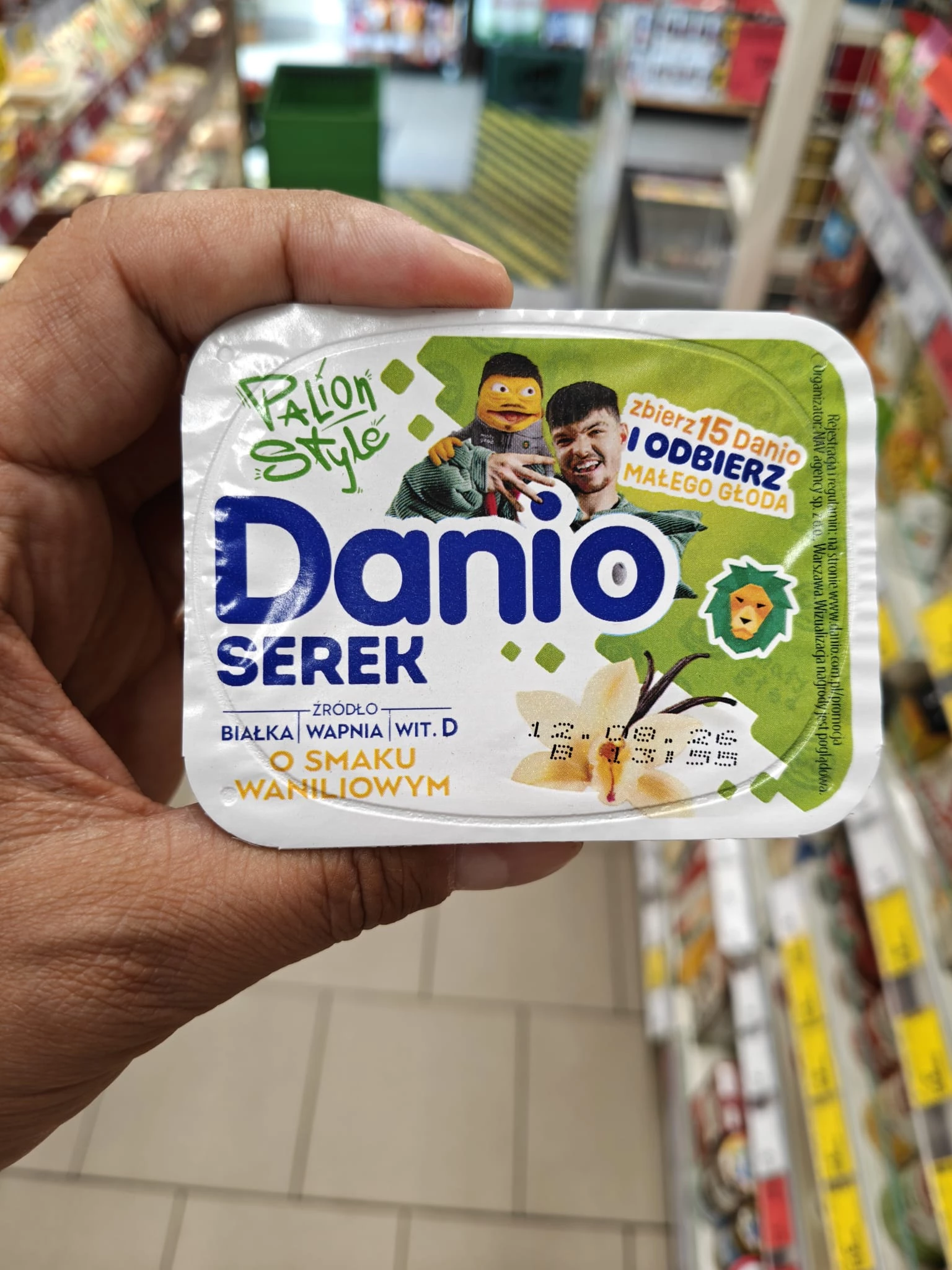 Danio Serek homogenizowany waniliowy Palion Style | 130g