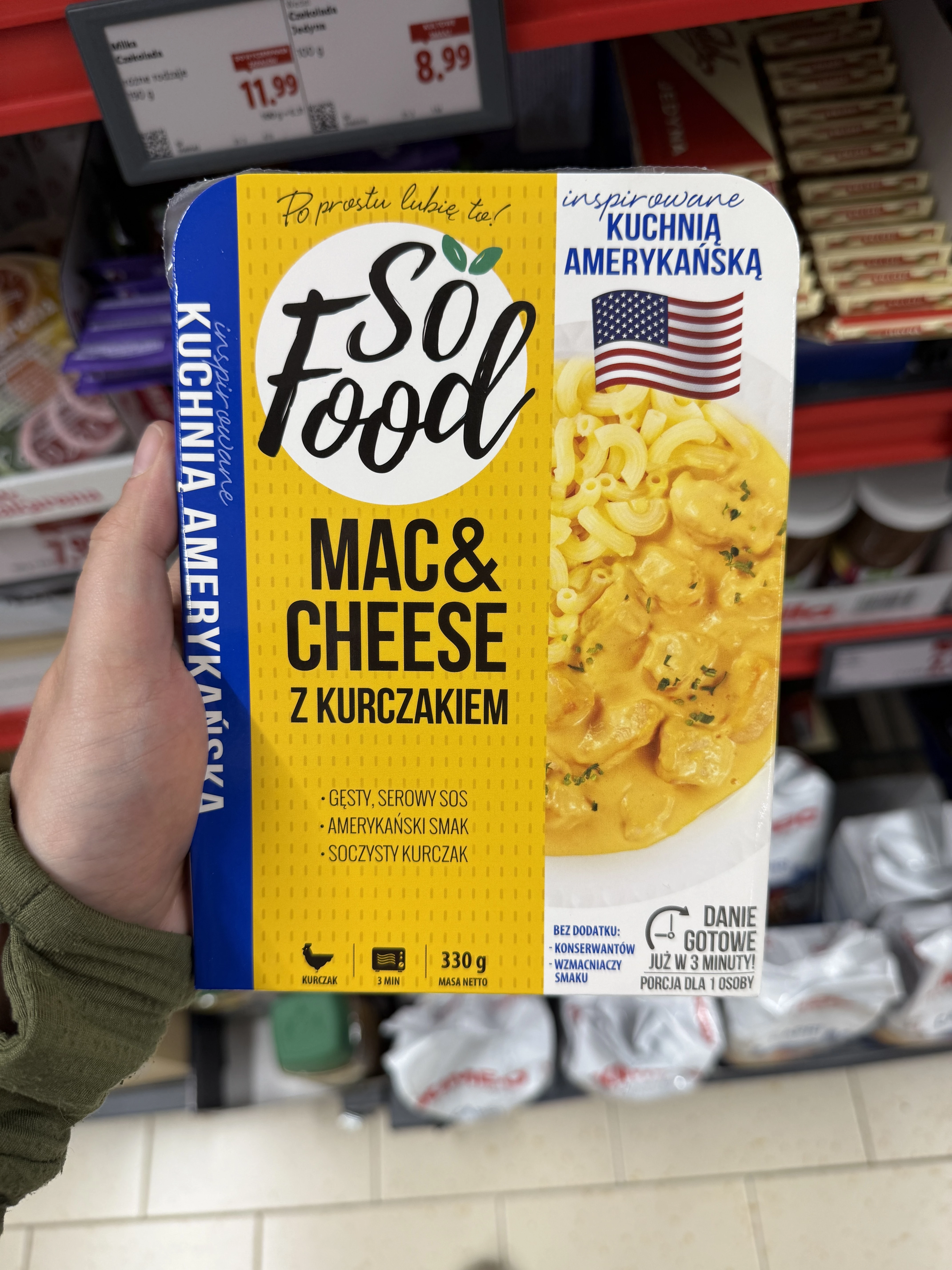 So Food Mac & Cheese z kurczakiem | 330g