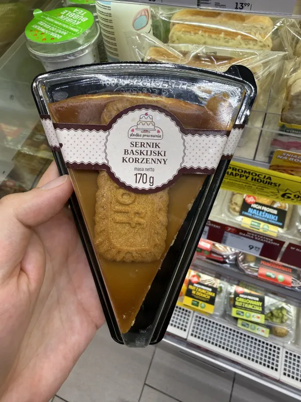 Sernik Baskijski Korzenny Słodka Pracownia / Ciasto Sernik Baskijski Korzenny | 170g