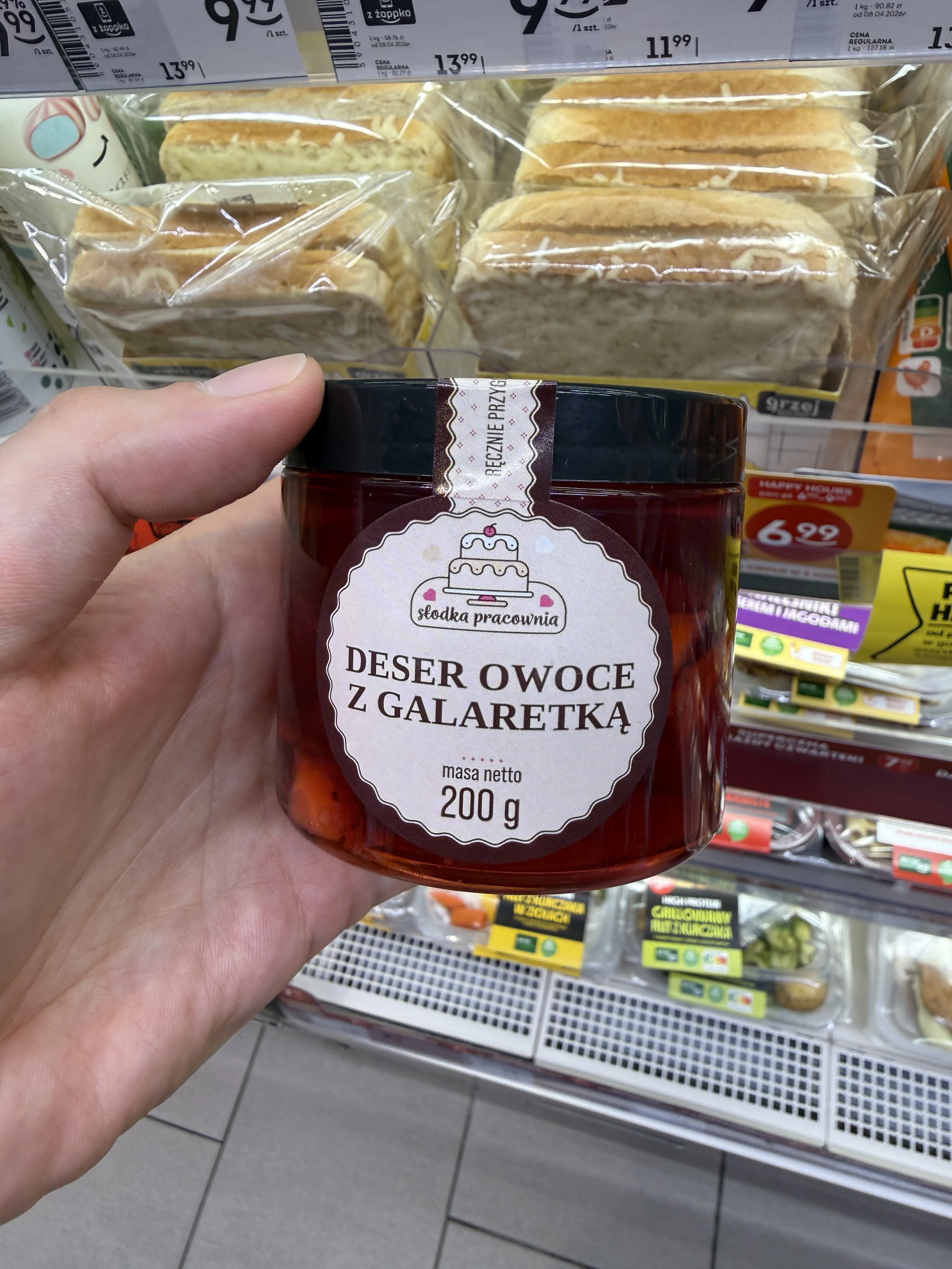 Deser Słodka Pracownia owoce z galaretką | 200g
