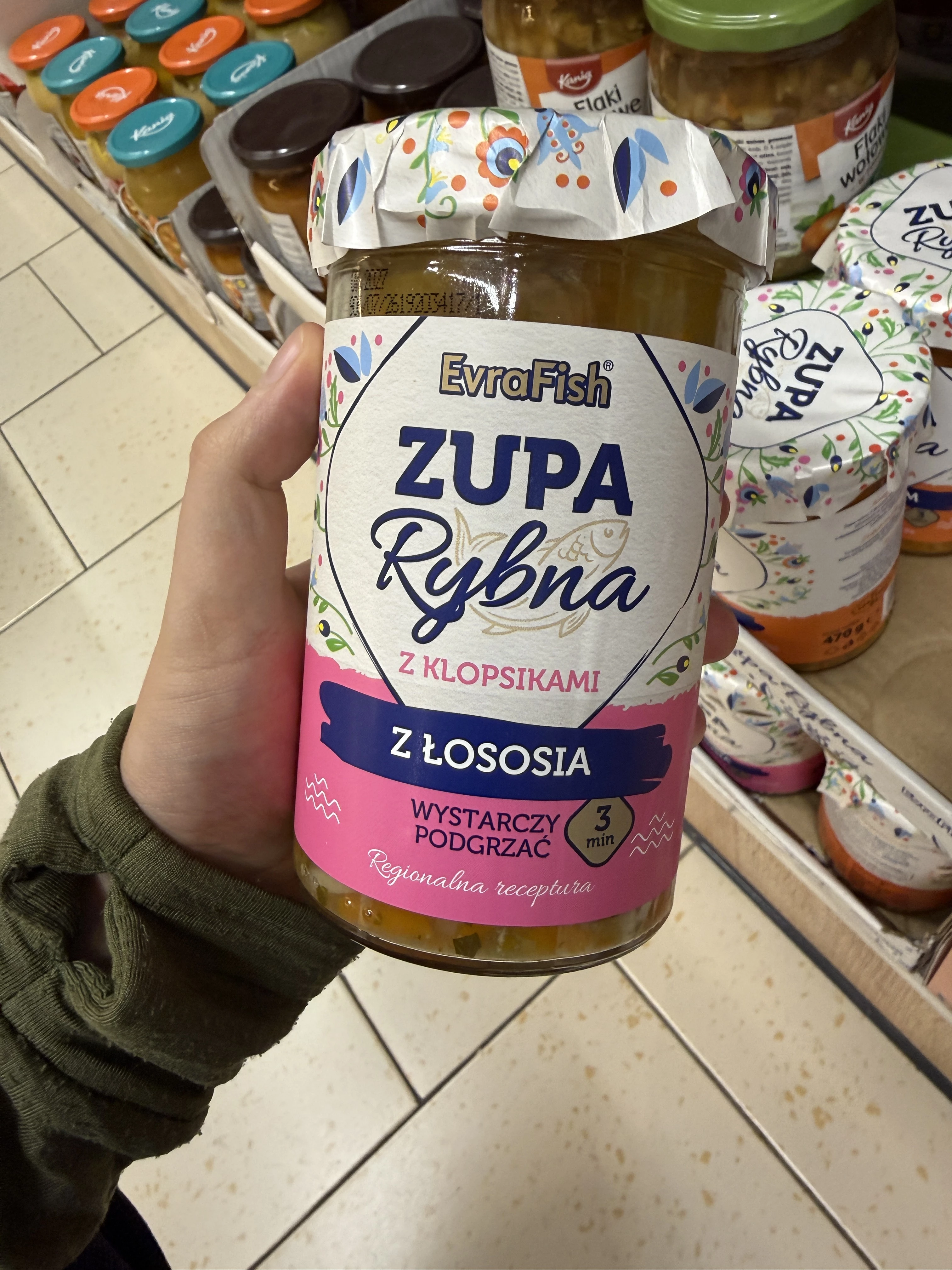 EvraFish Zupa Rybna z Klopsikami z Łososia i Warzywami | 470g