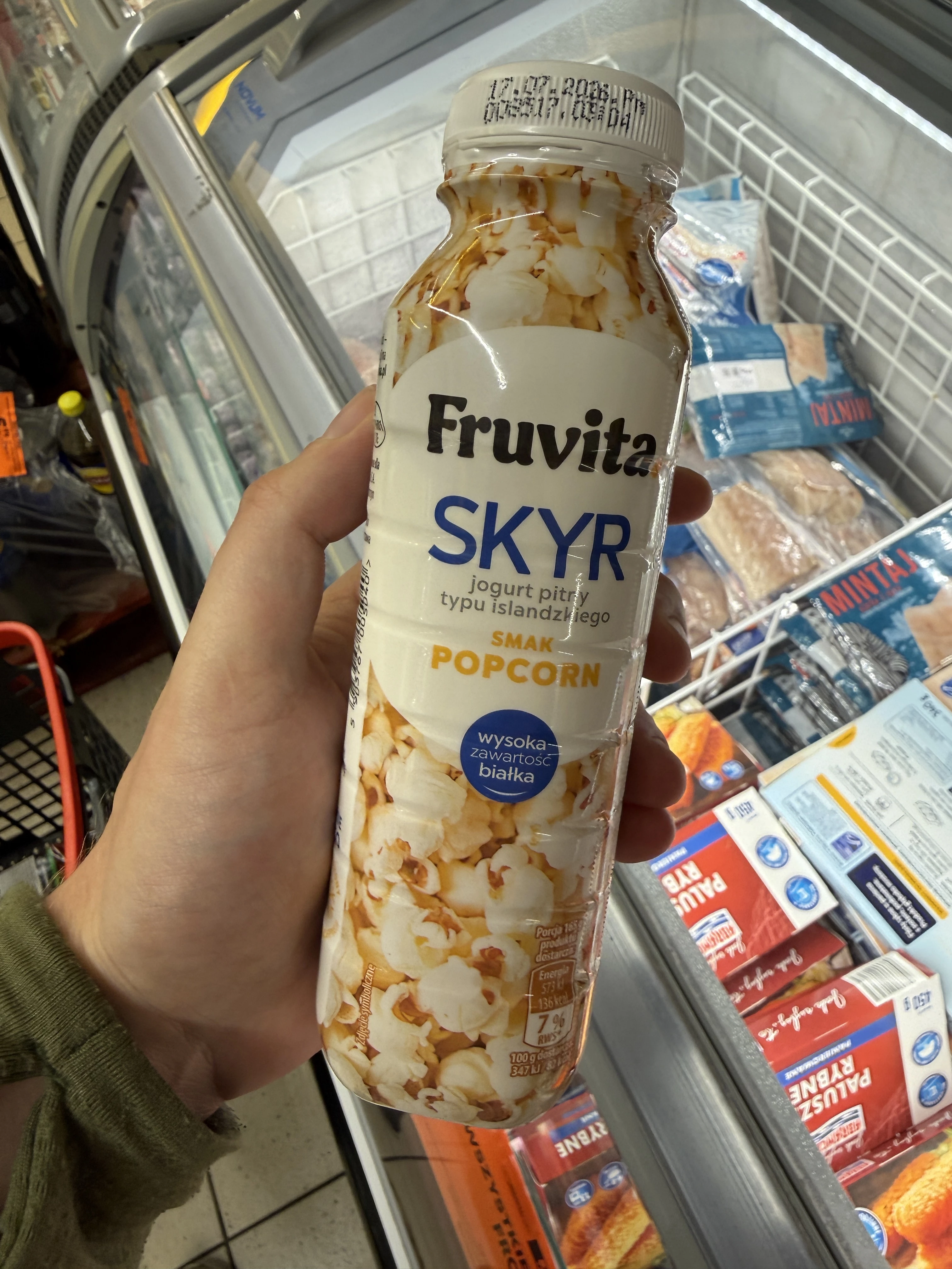 Fruvita Skyr Pitny Smak Popcorn | 330g