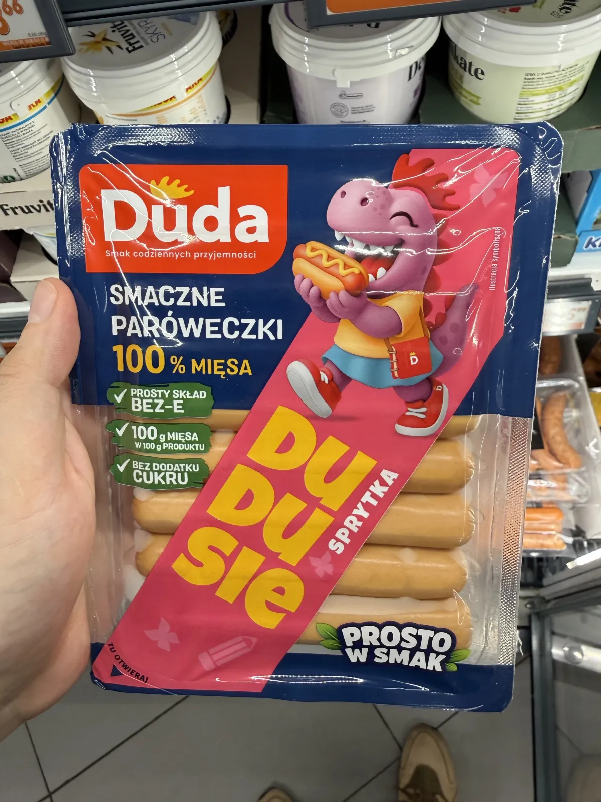 Duda Dudusie Smaczne Paróweczki 100% mięsa | 200g