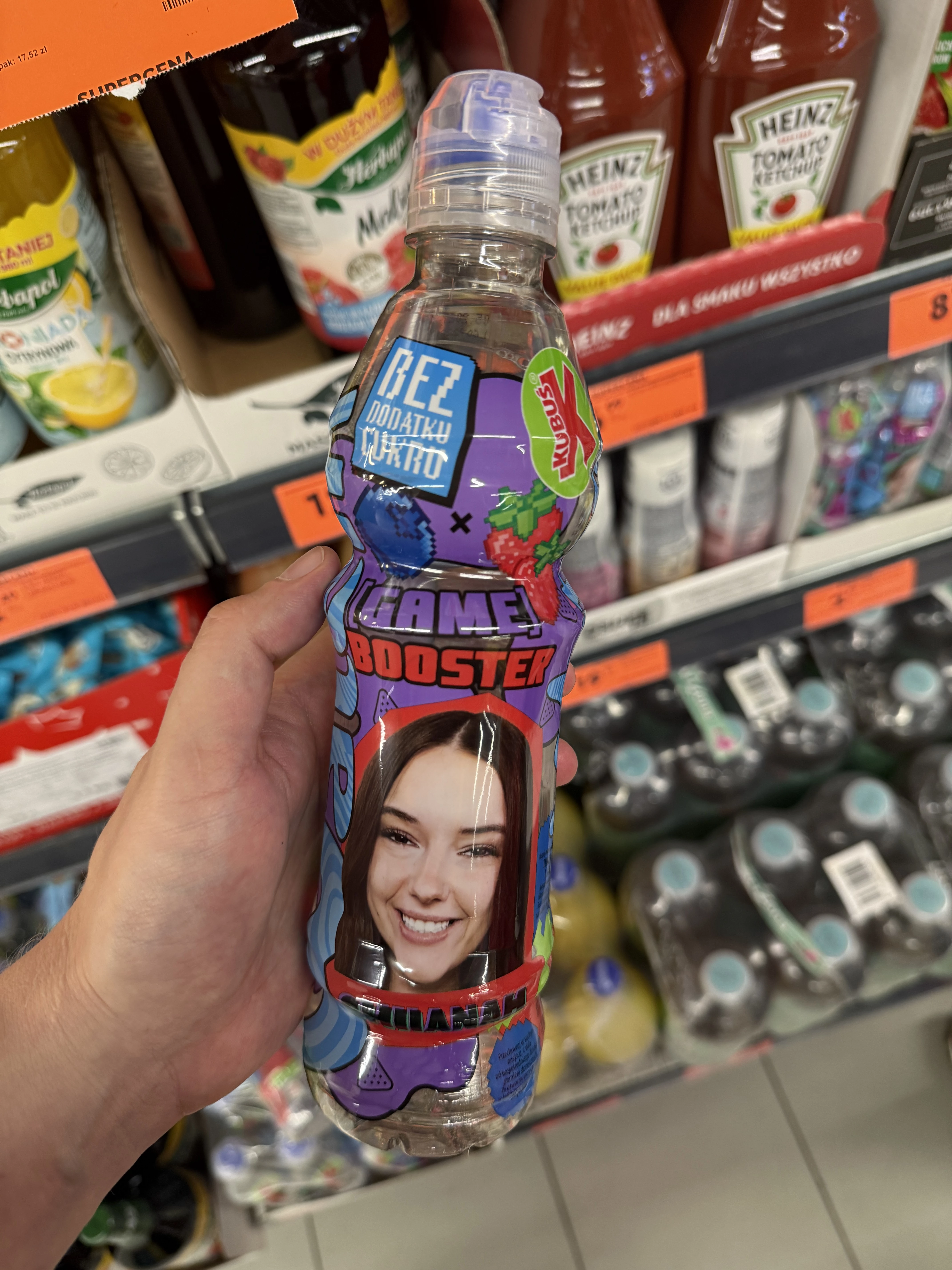 Kubuś Waterrr Game Booster Truskawka Jagoda Shiianah | 500ml