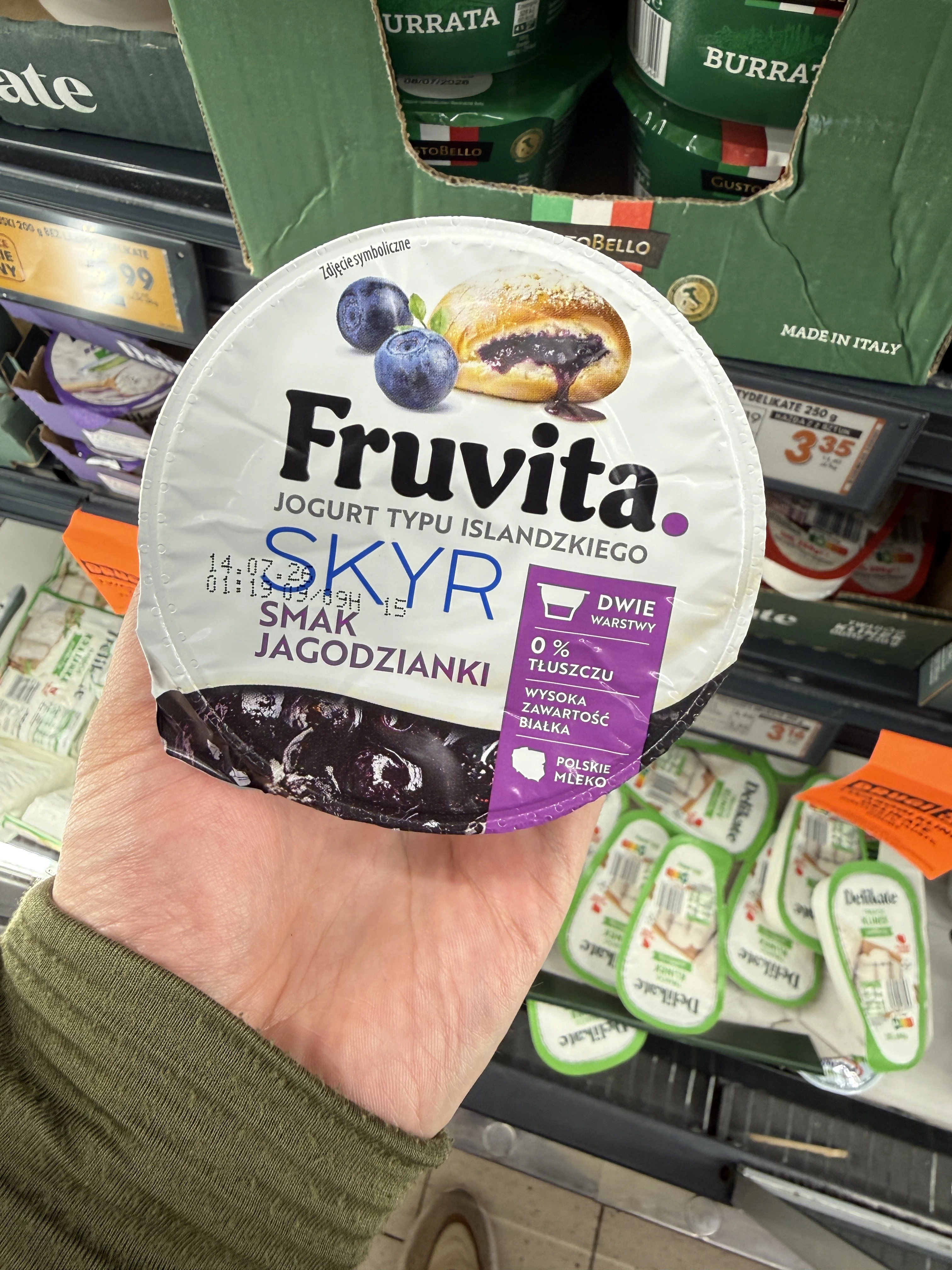 Fruvita Jogurt Typu Islandzkiego Skyr Smak Jagodzianki | 150g