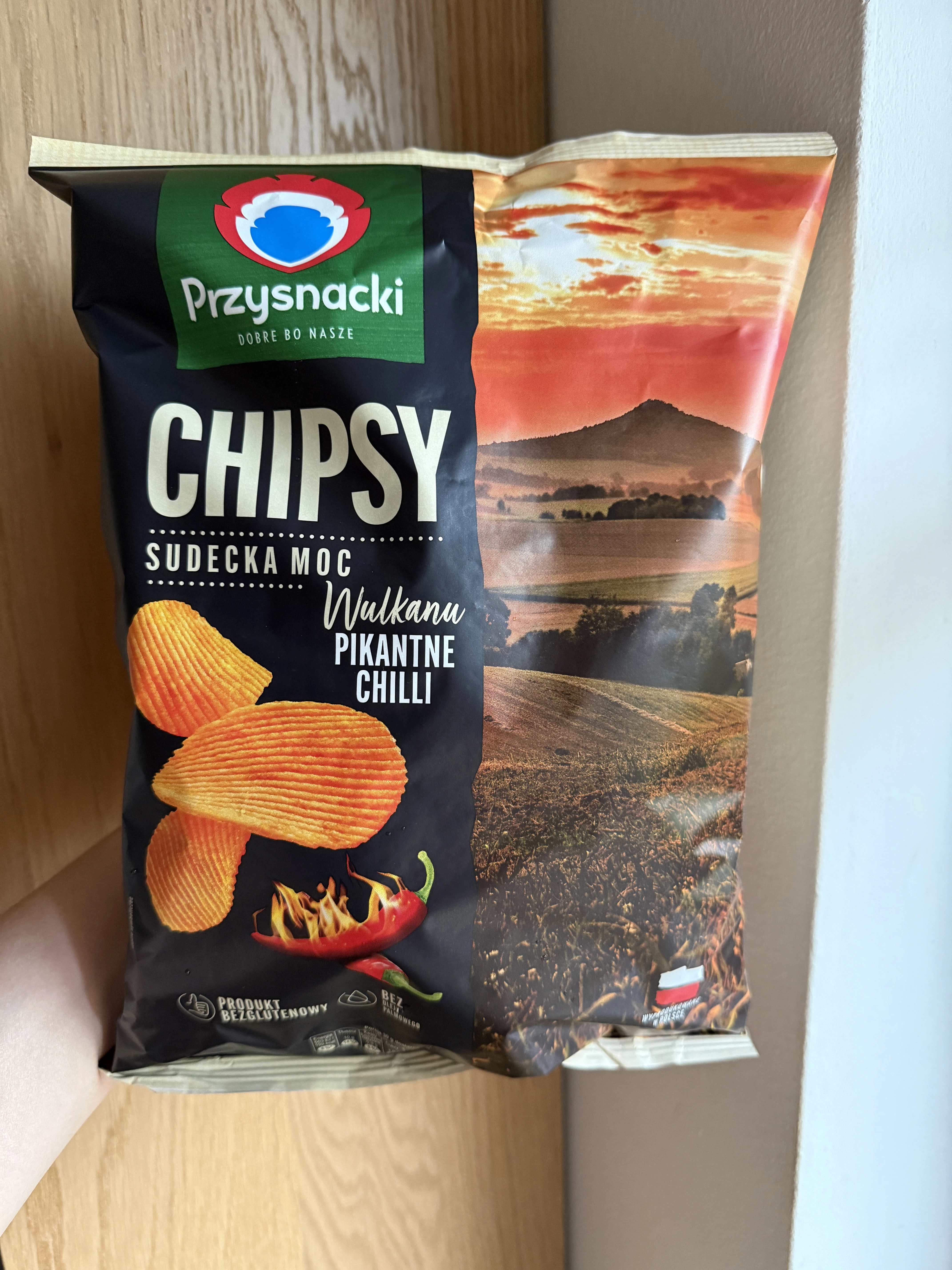 Przysnacki Chipsy Sudecka Moc Wulkanu Pikantne Chilli | 200g