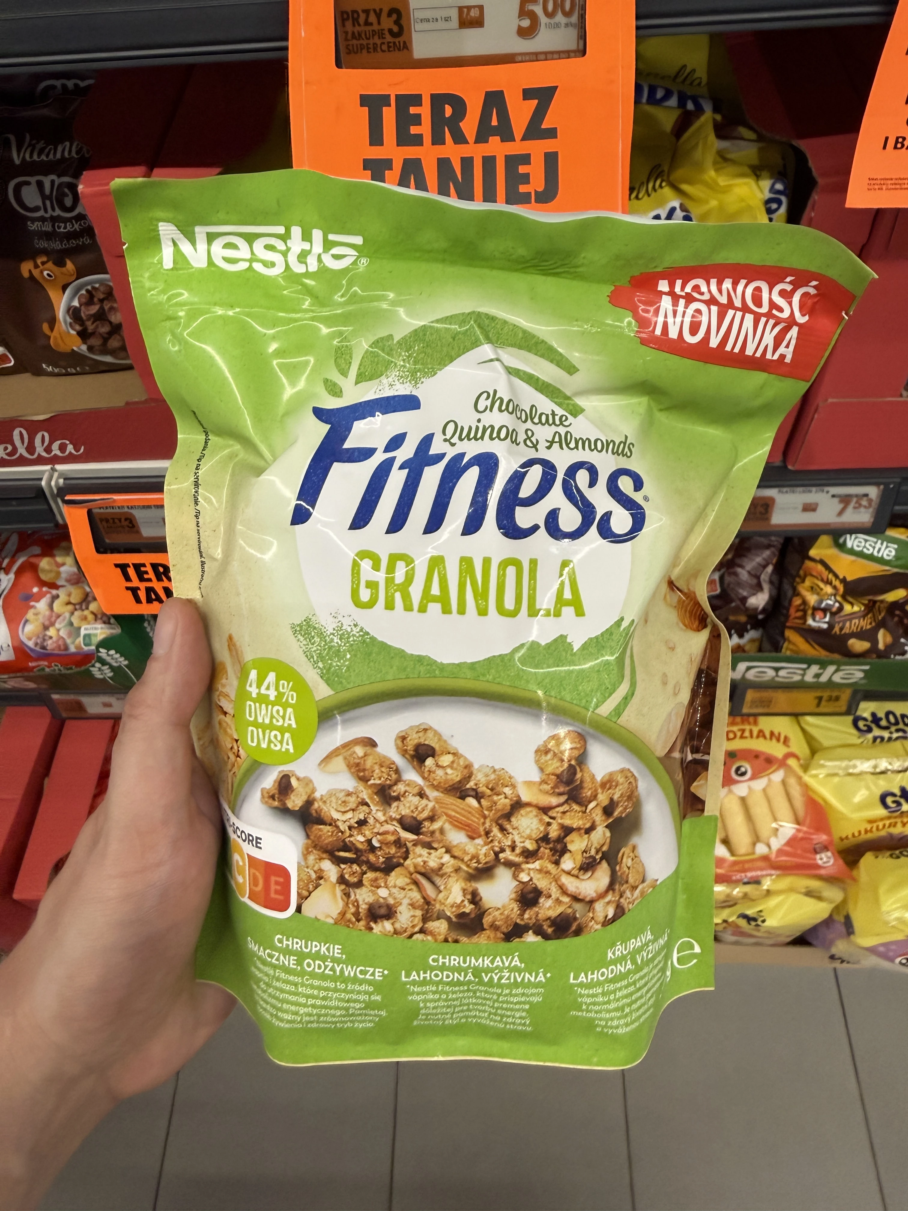 Nestlé Fitness Granola Chocolate Quinoa & Almonds | 300g