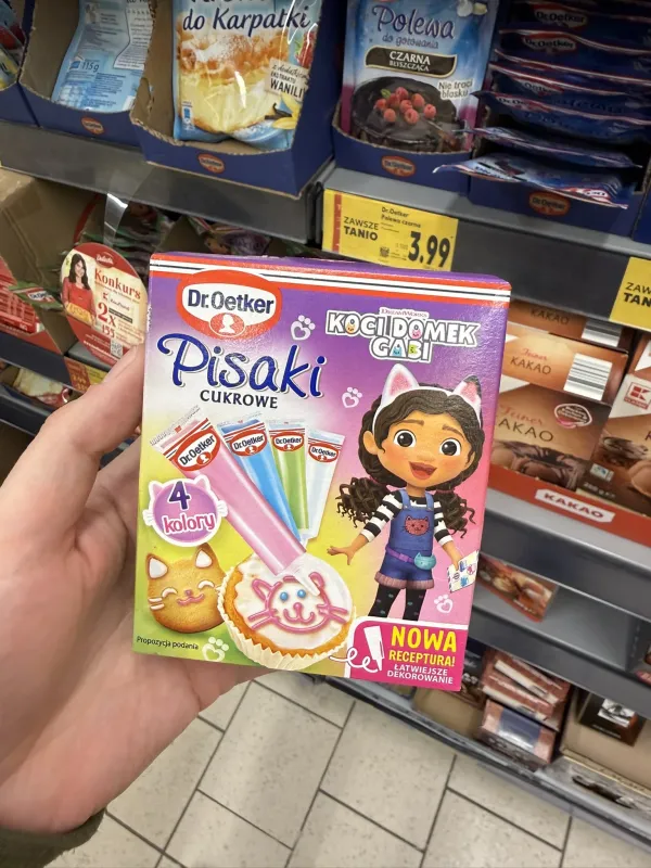 Dr. Oetker Pisaki cukrowe Koci Domek Gabi | 68g