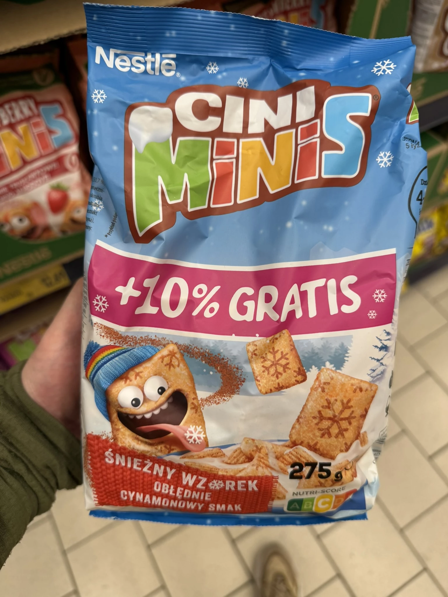 Nestlé Cini Minis płatki śniadaniowe +10% gratis | 275g
