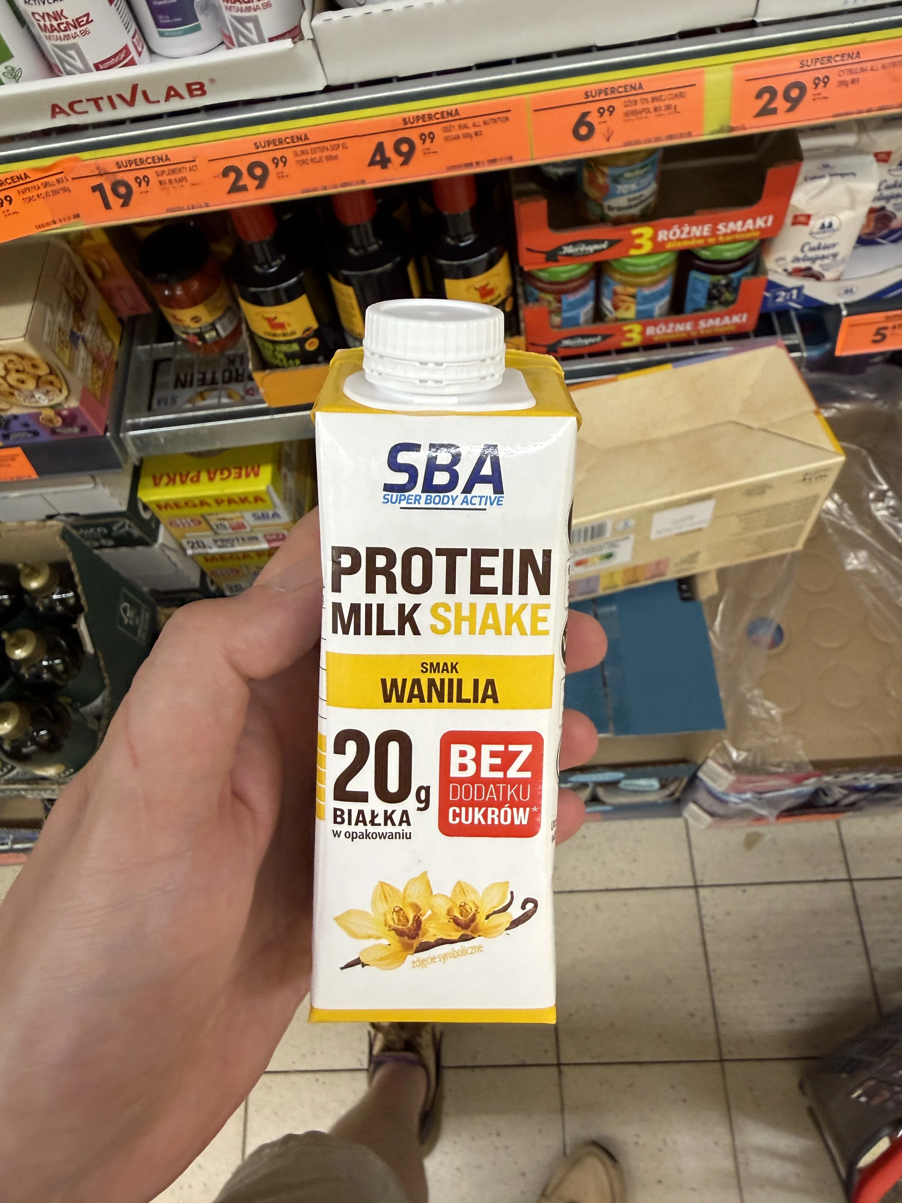 Mlekovita SBA Protein Milk Shake wanilia | 265g