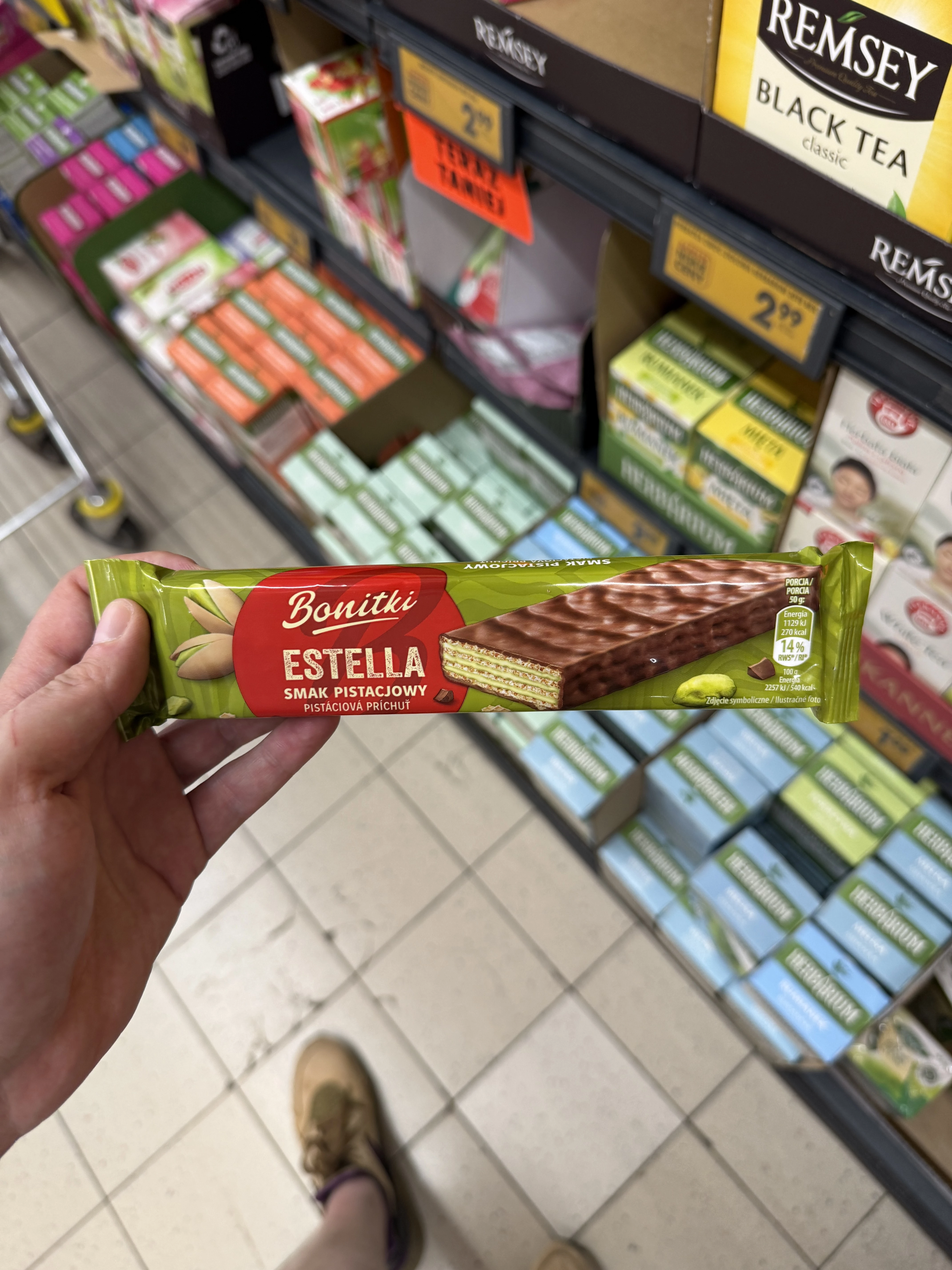 Bonitki Estella Smak Pistacjowy | 50g