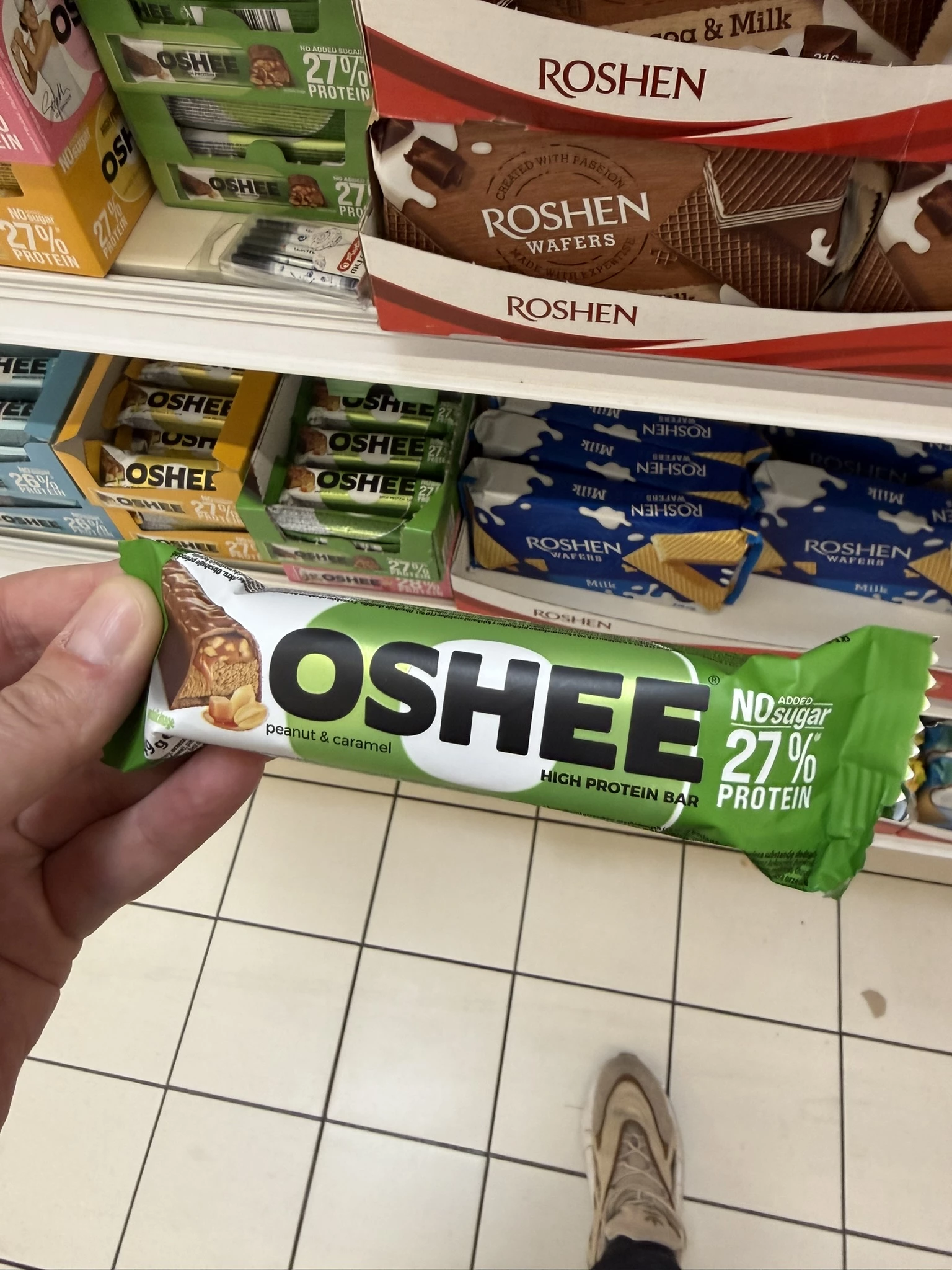 Oshee Protein Bar Peanut & Caramel | 49g