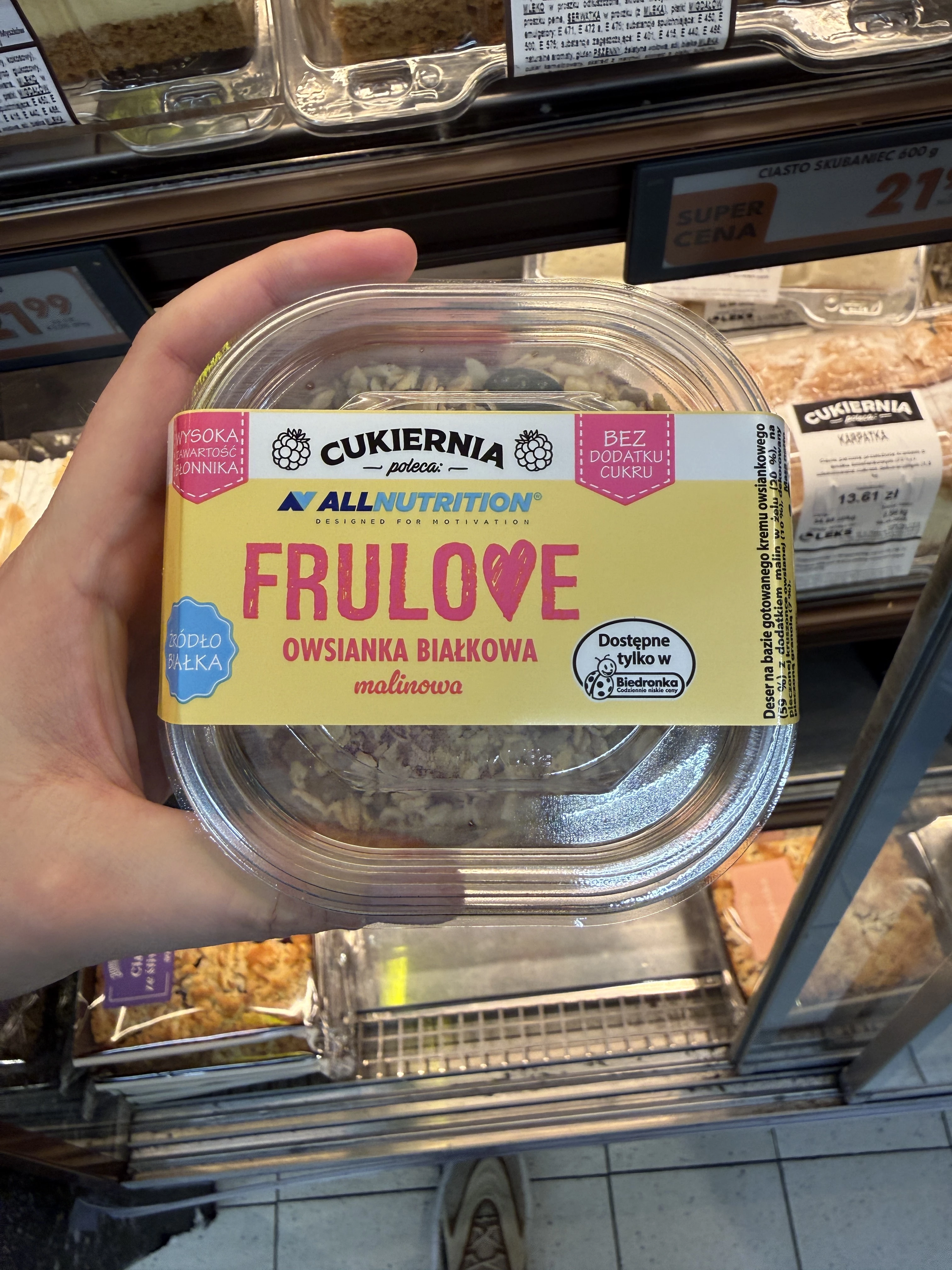 AllNutrition Frulove Owsianka Białkowa Malinowa | 180g