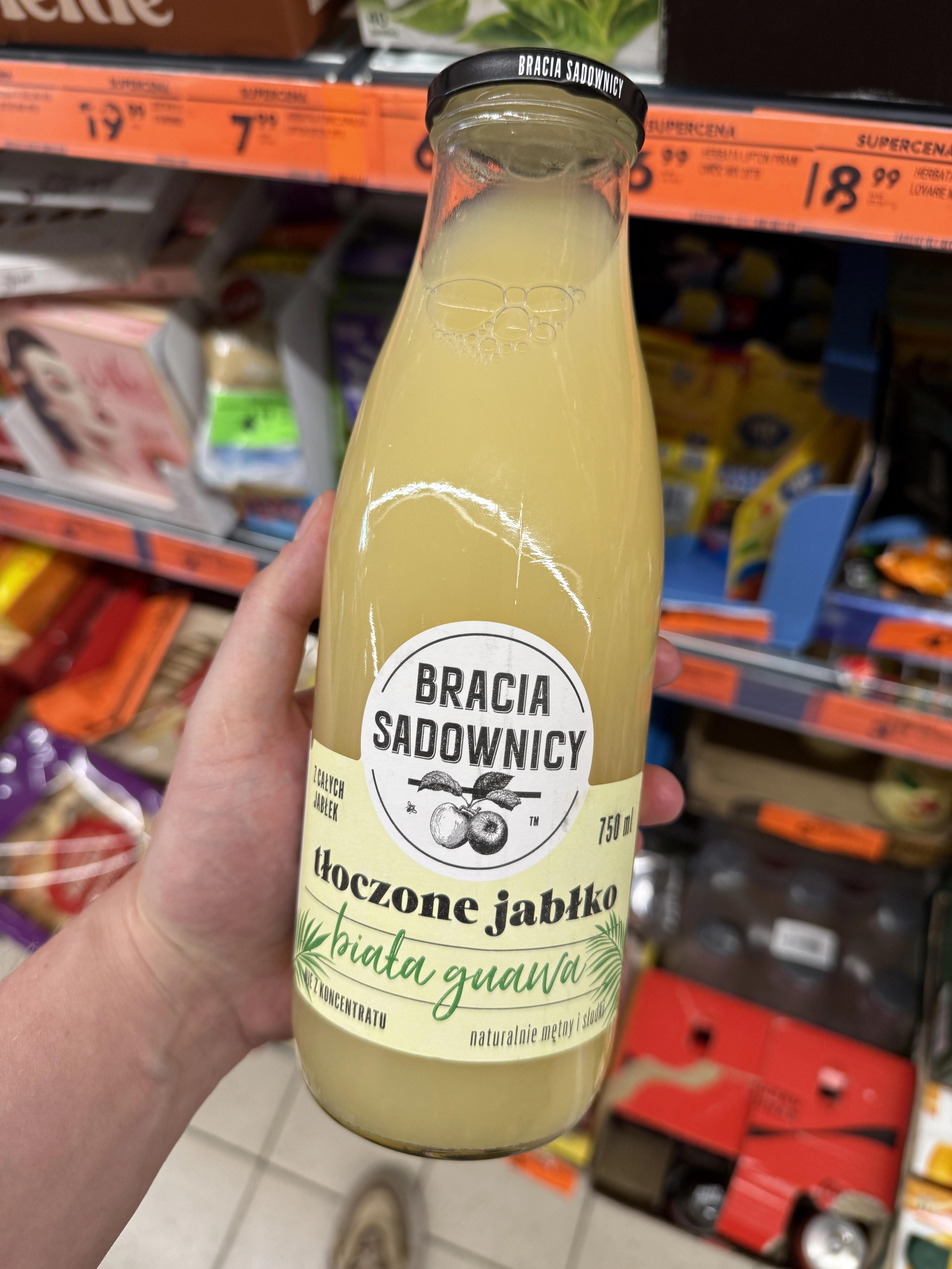 Bracia Sadownicy Tłoczone jabłko biała guawa | 750ml