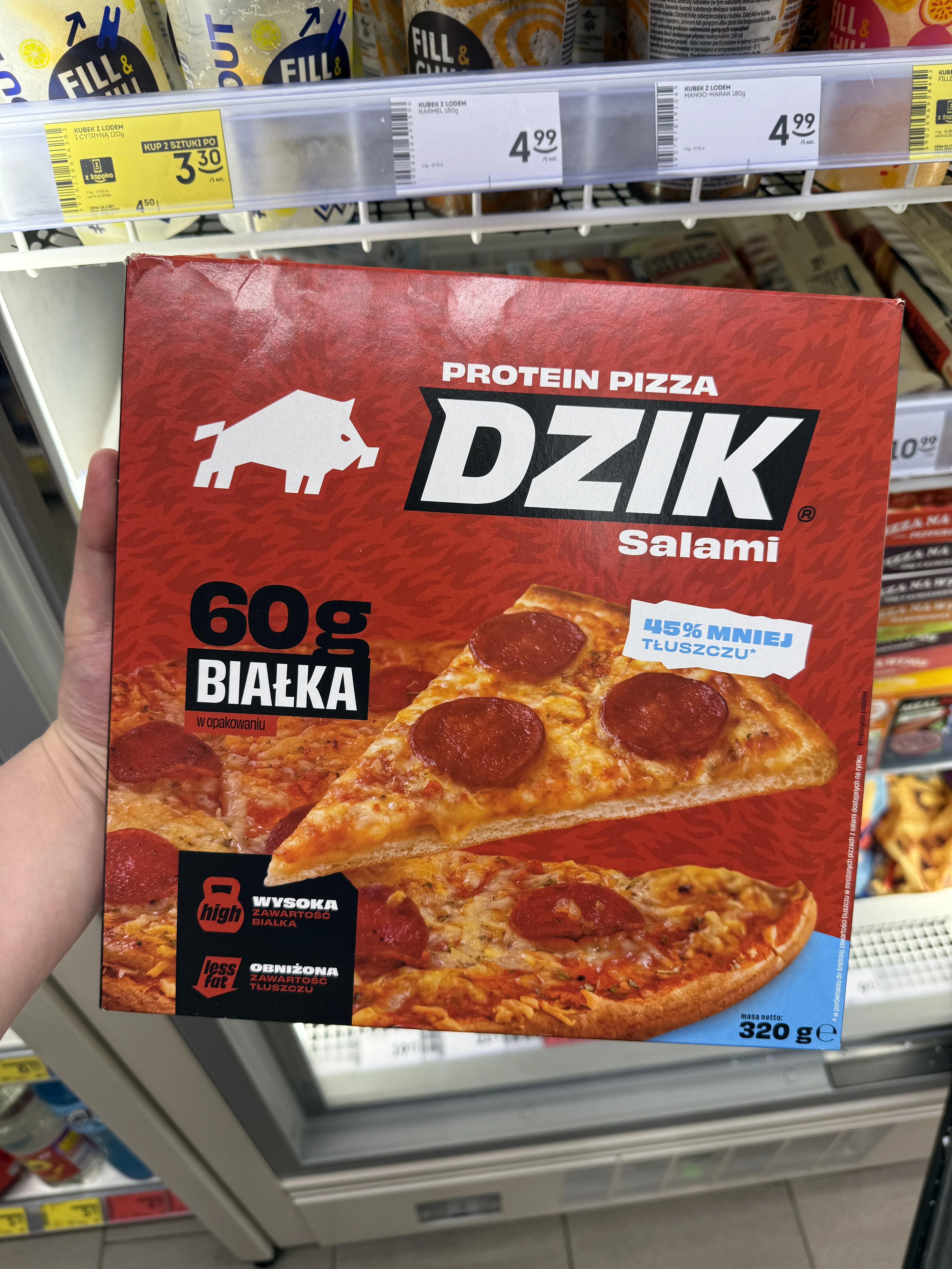 Pizza Proteinowa Dzik Salami | 320g