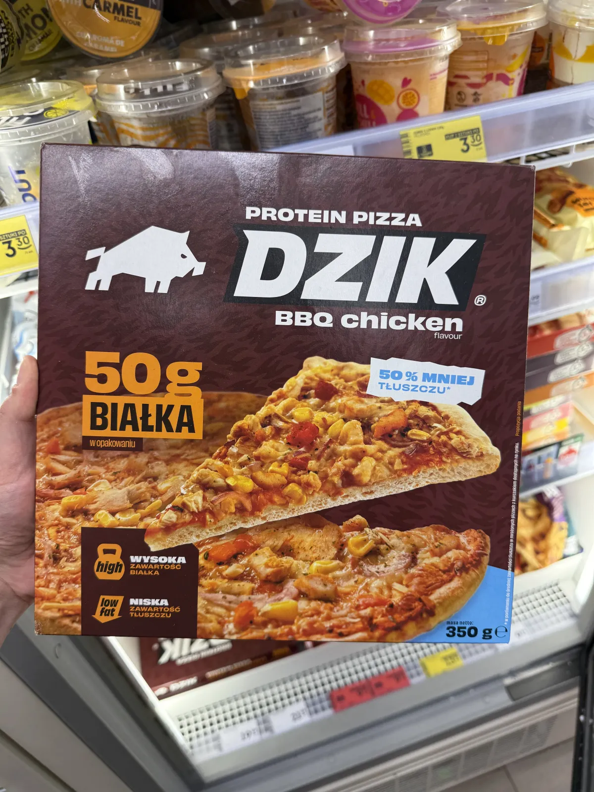 Dzik Pizza Proteinowa Kurczak BBQ | 350g