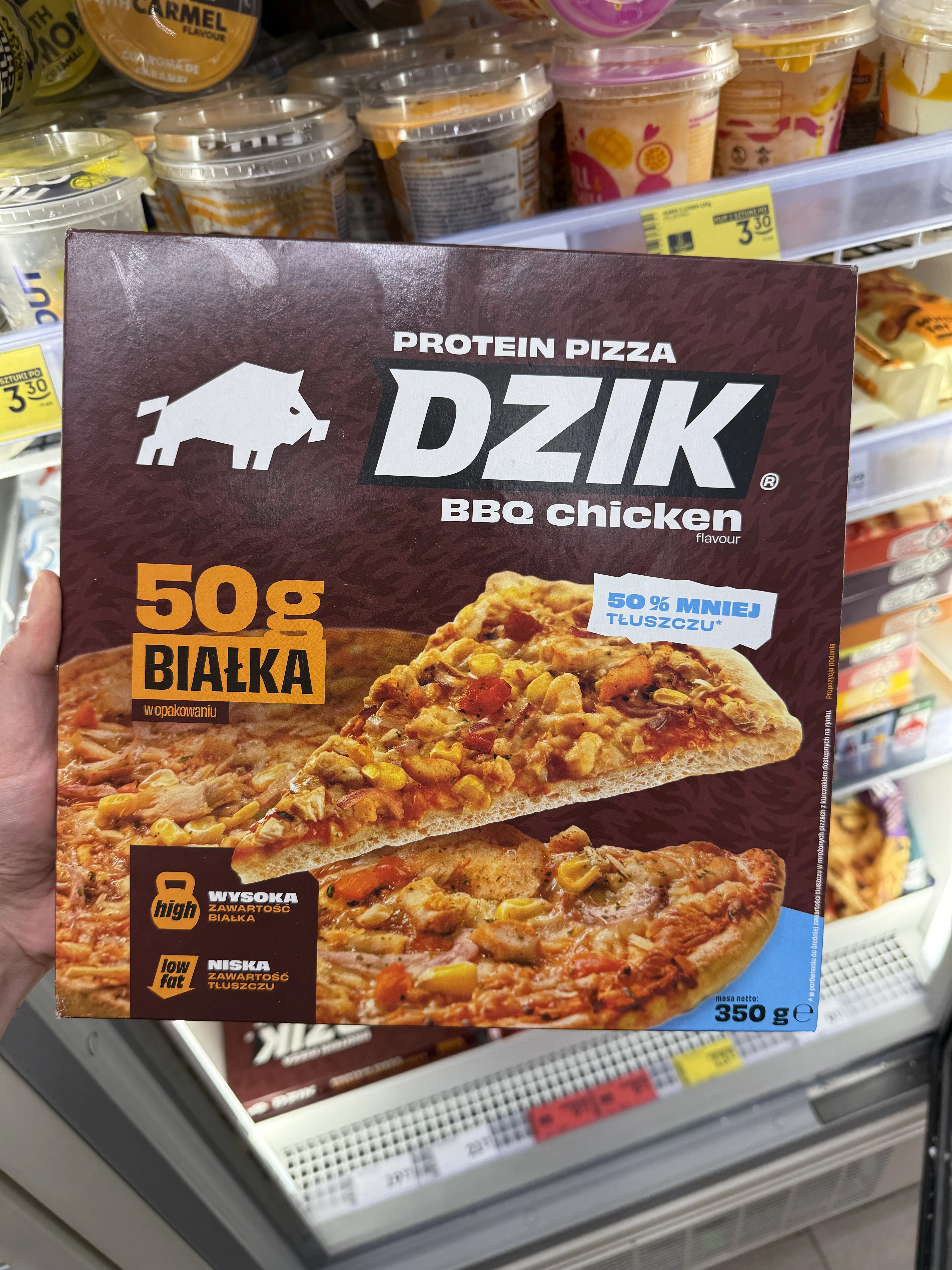 Dzik Pizza Proteinowa Kurczak BBQ | 350g