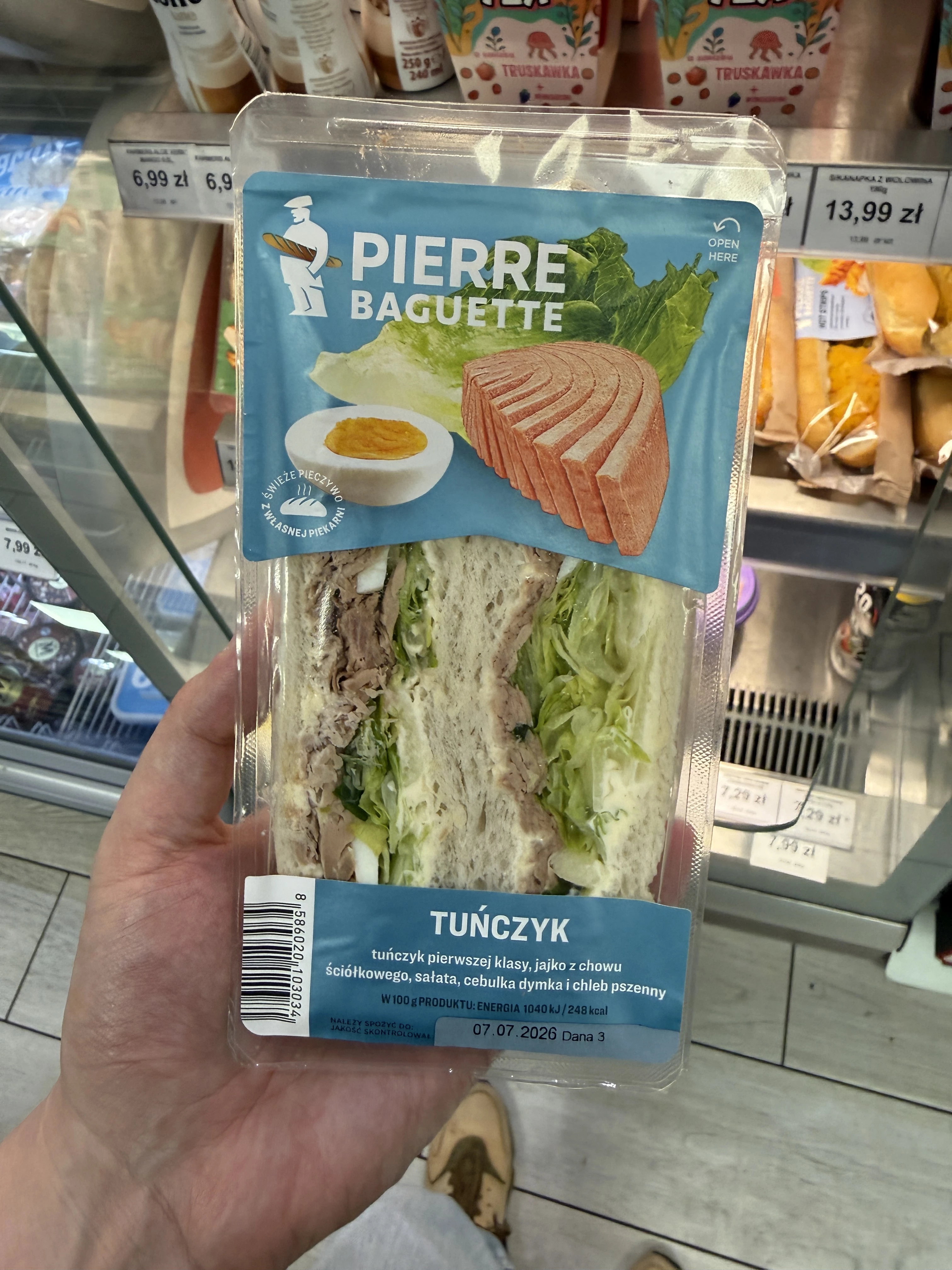 Pierre Baguette Kanapka Tuńczyk | 190g