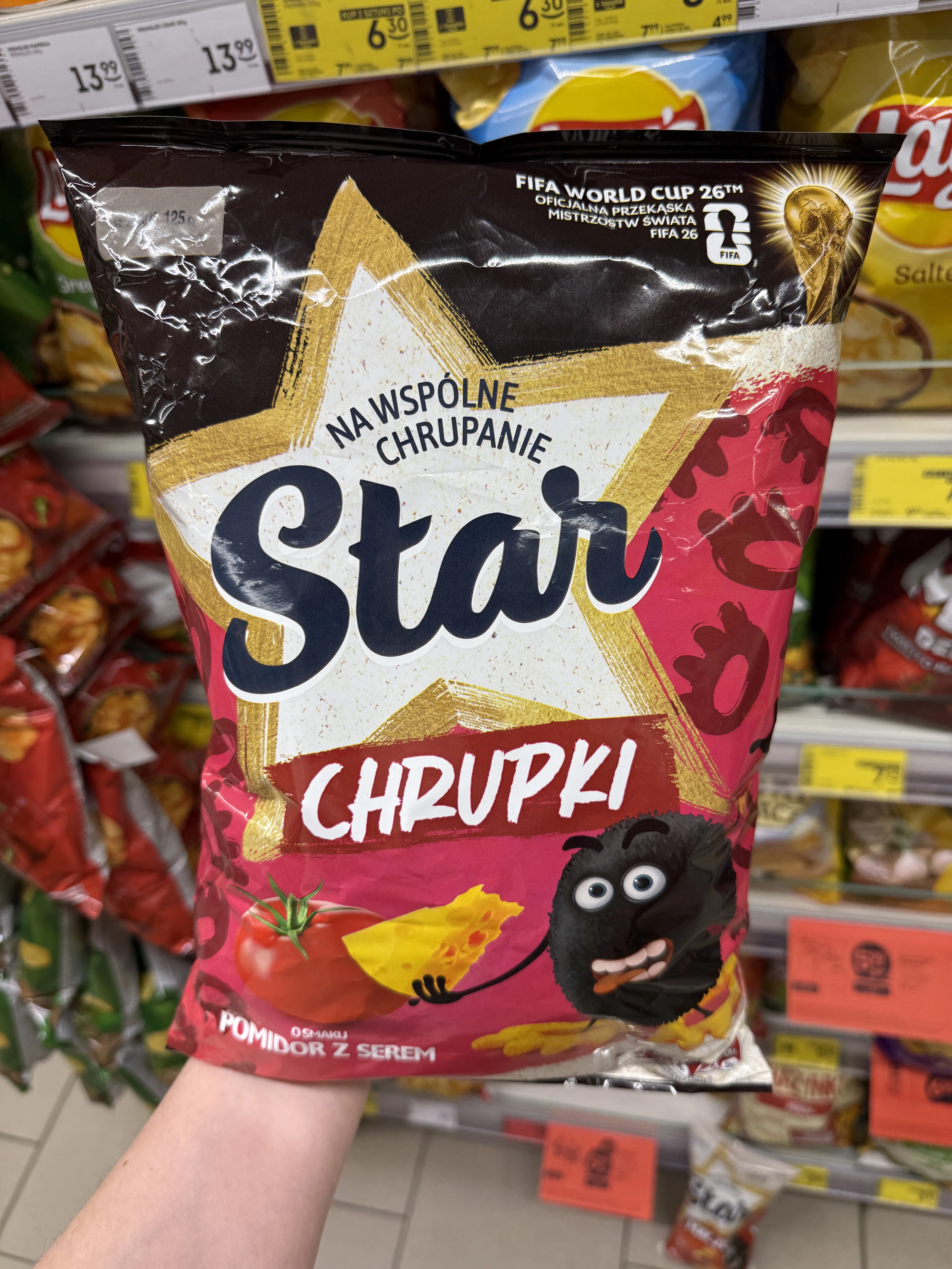 Star Chrupki kukurydziane o smaku pomidora z serem | 125g