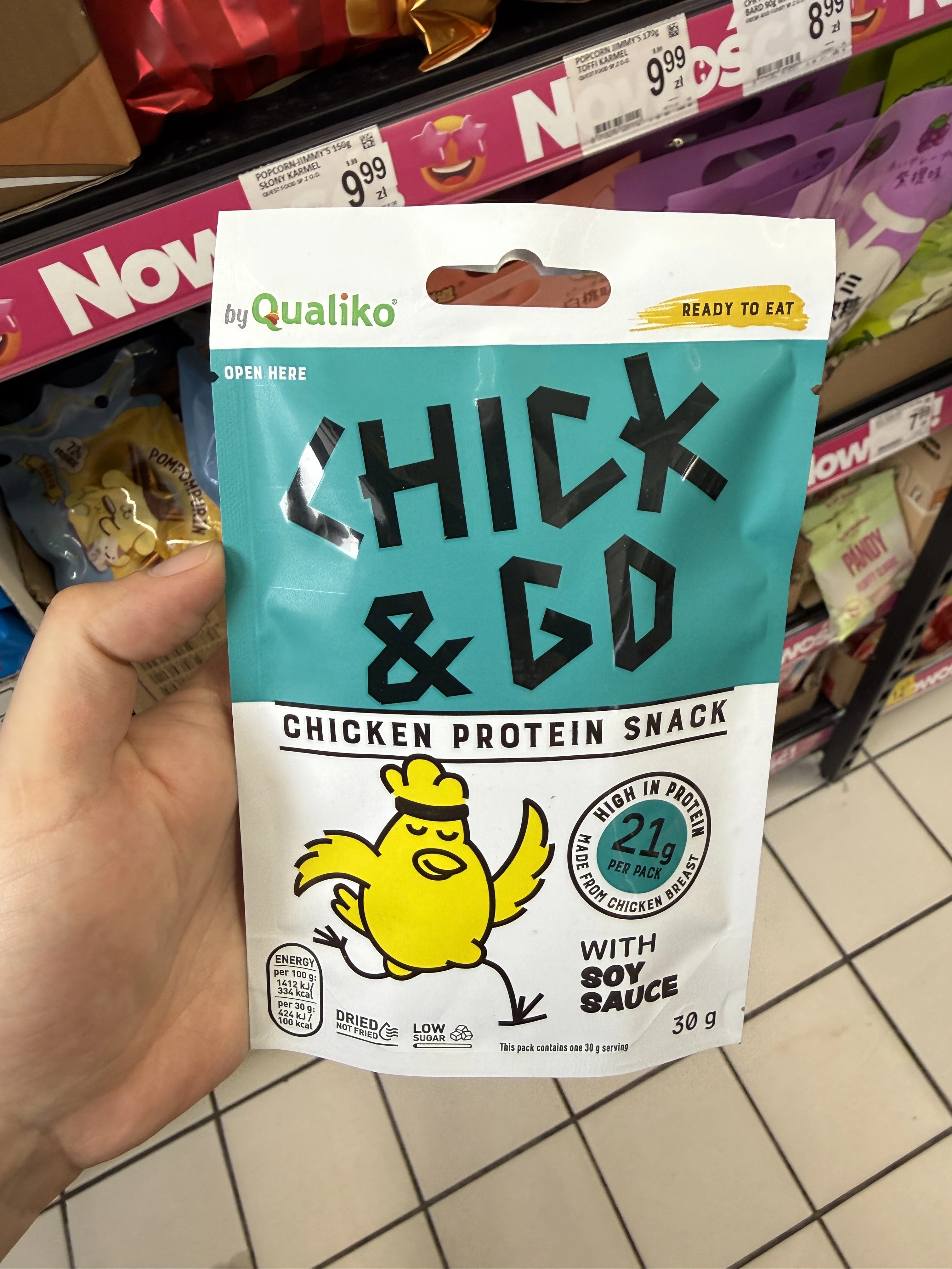 Qualiko Chick & Go z sosem sojowym / Qualiko Chick & Go Soy Sauce | 30g