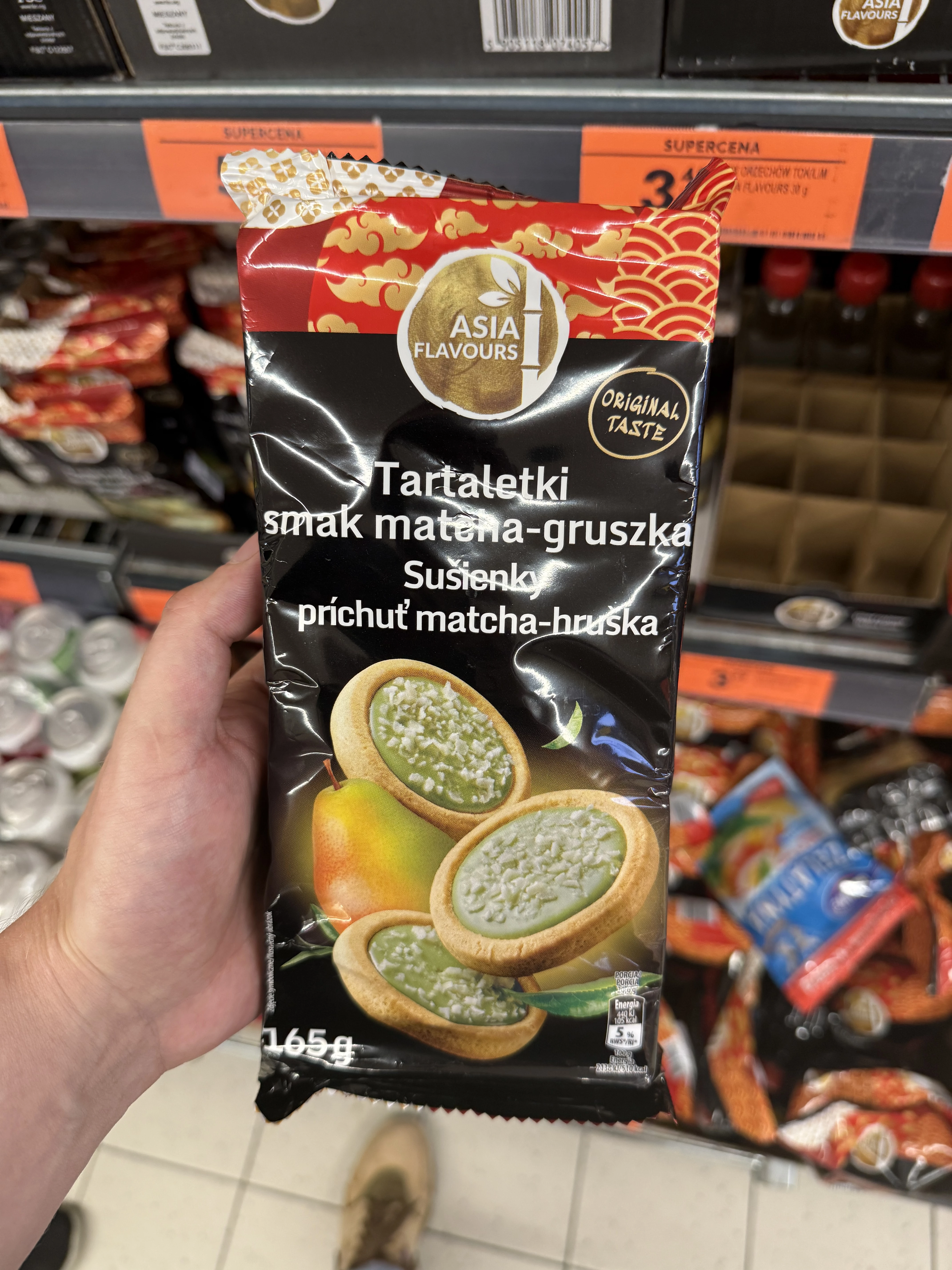 Asia Flavours Tartaletki smak matcha-gruszka | 165g