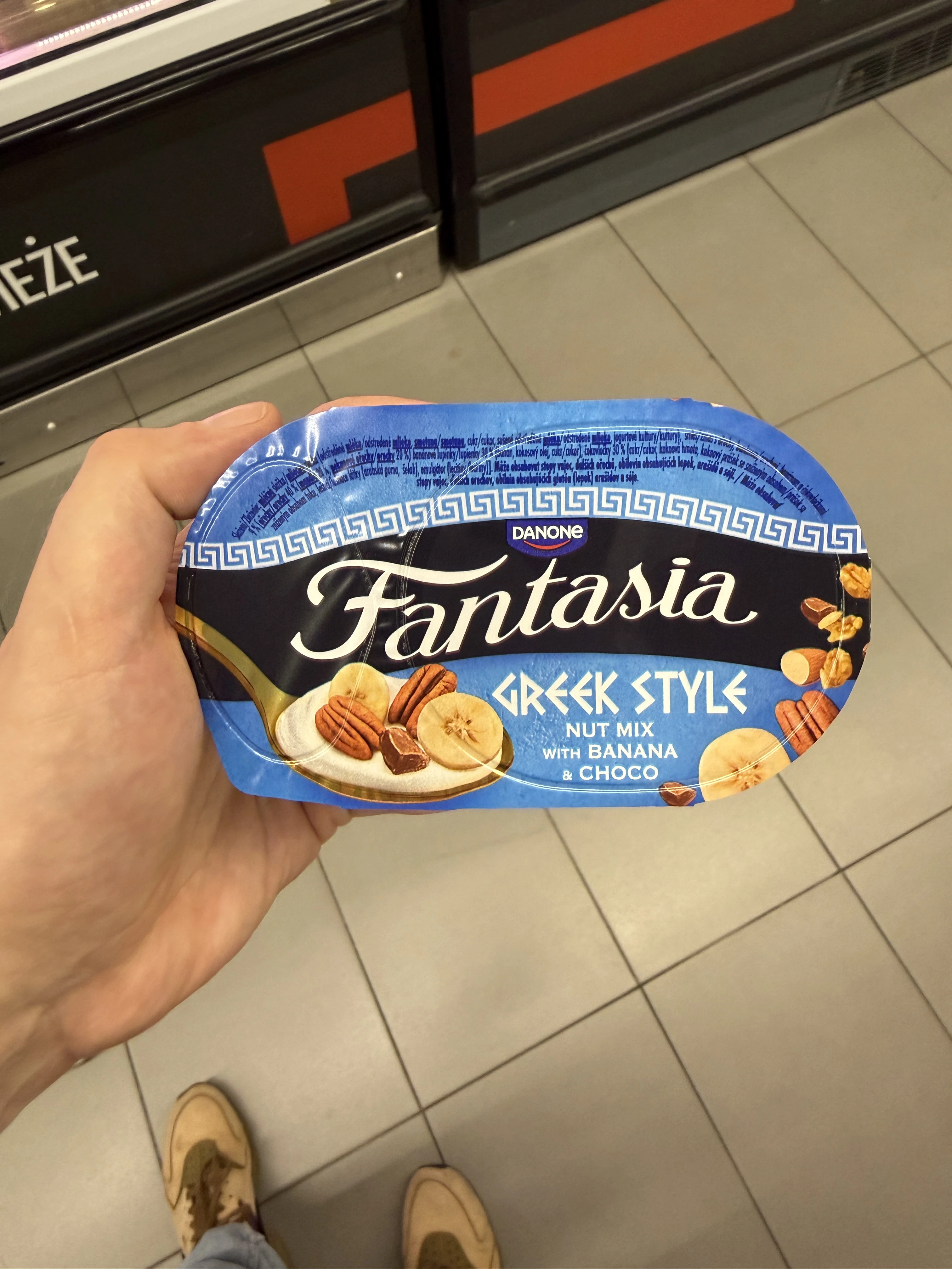 Danone Fantasia Greek Style Nut Mix with Banana & Choco | 100g