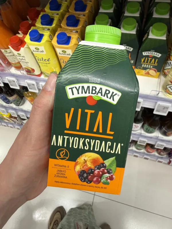 Tymbark Vital Antyoksydacja jabłko aronia żurawina | 500ml