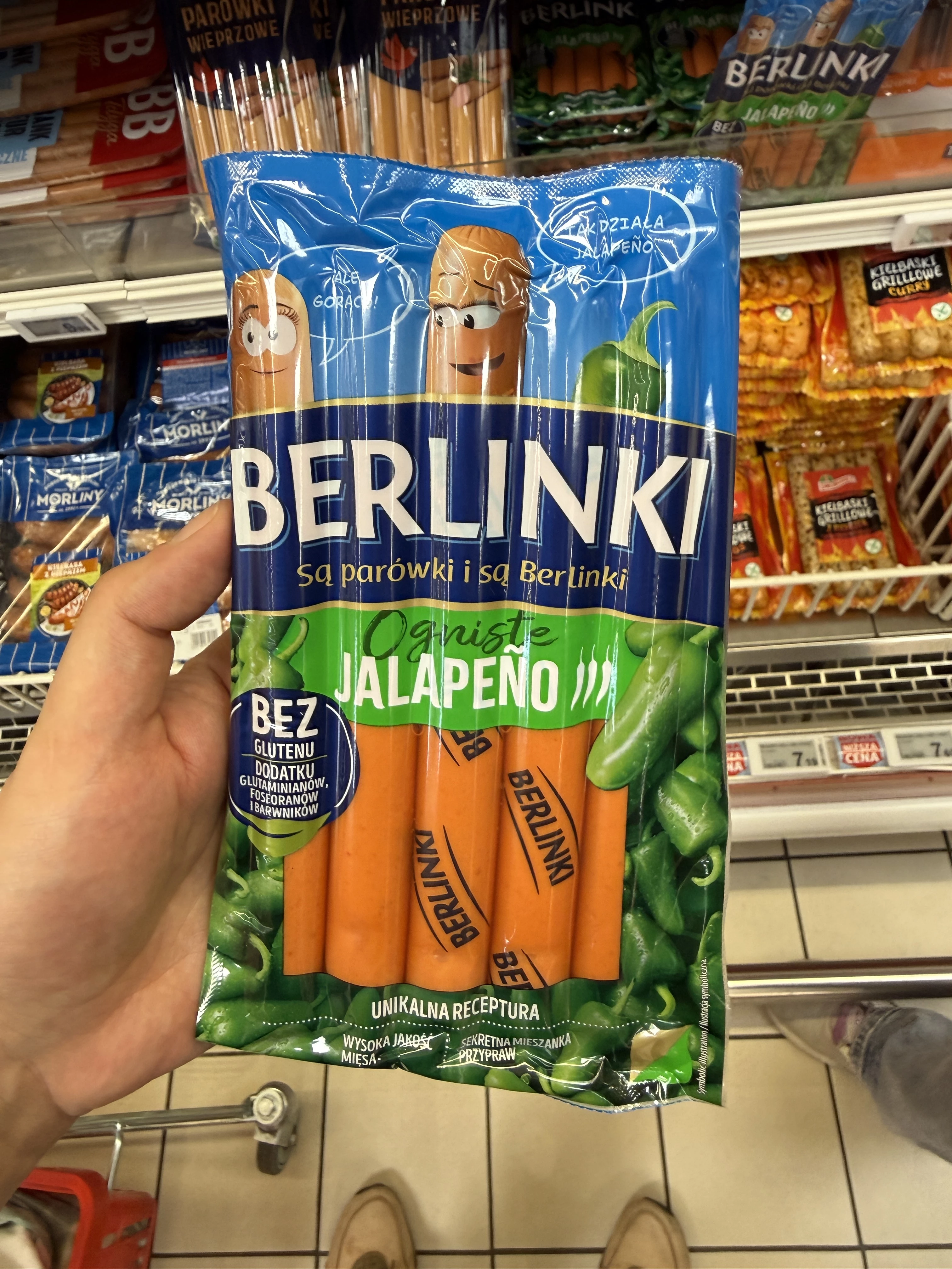 Berlinki Parówki Jalapeño | 250g