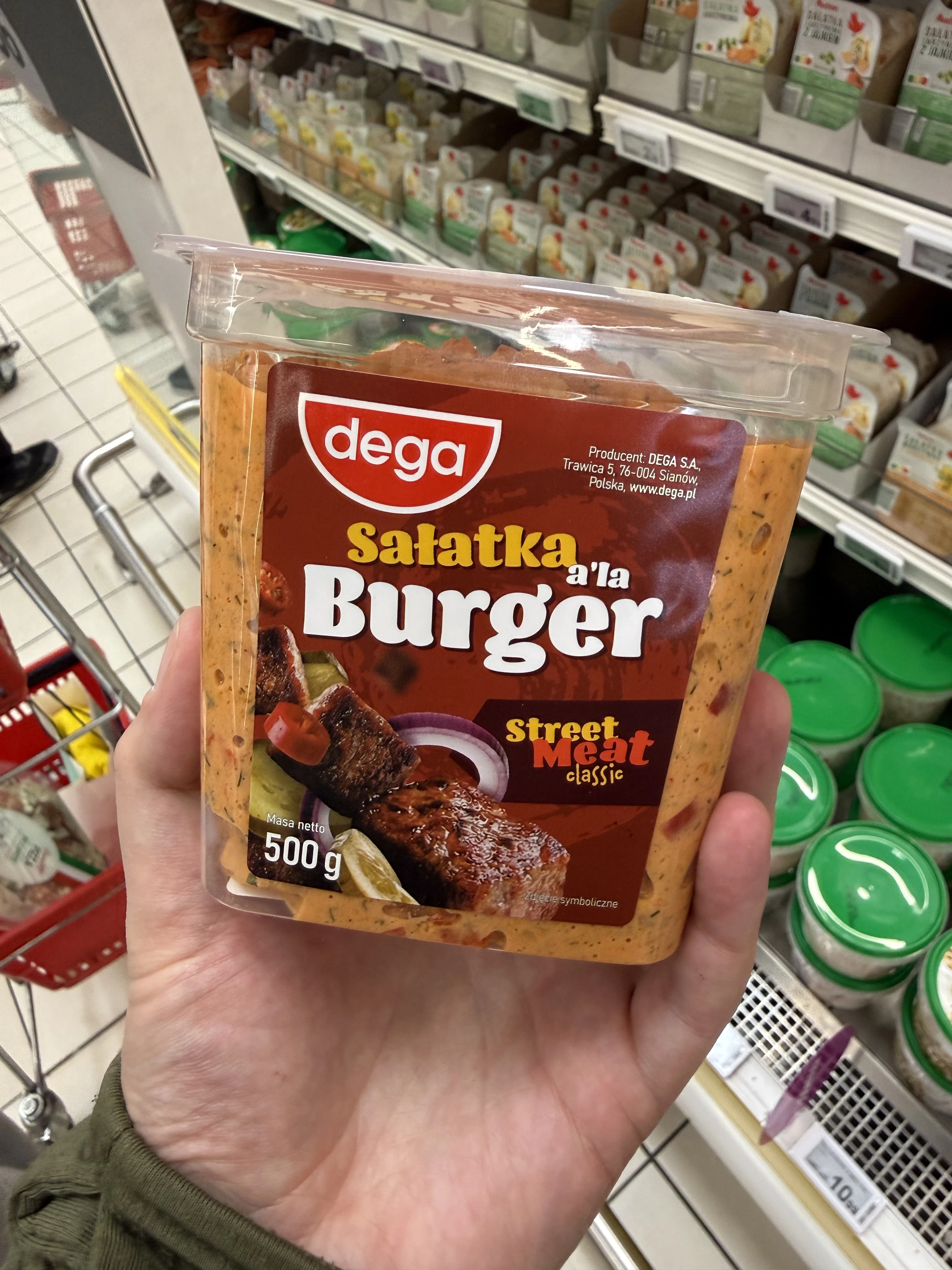 Dega Sałatka a’la Burger Street Meat classic | 500g