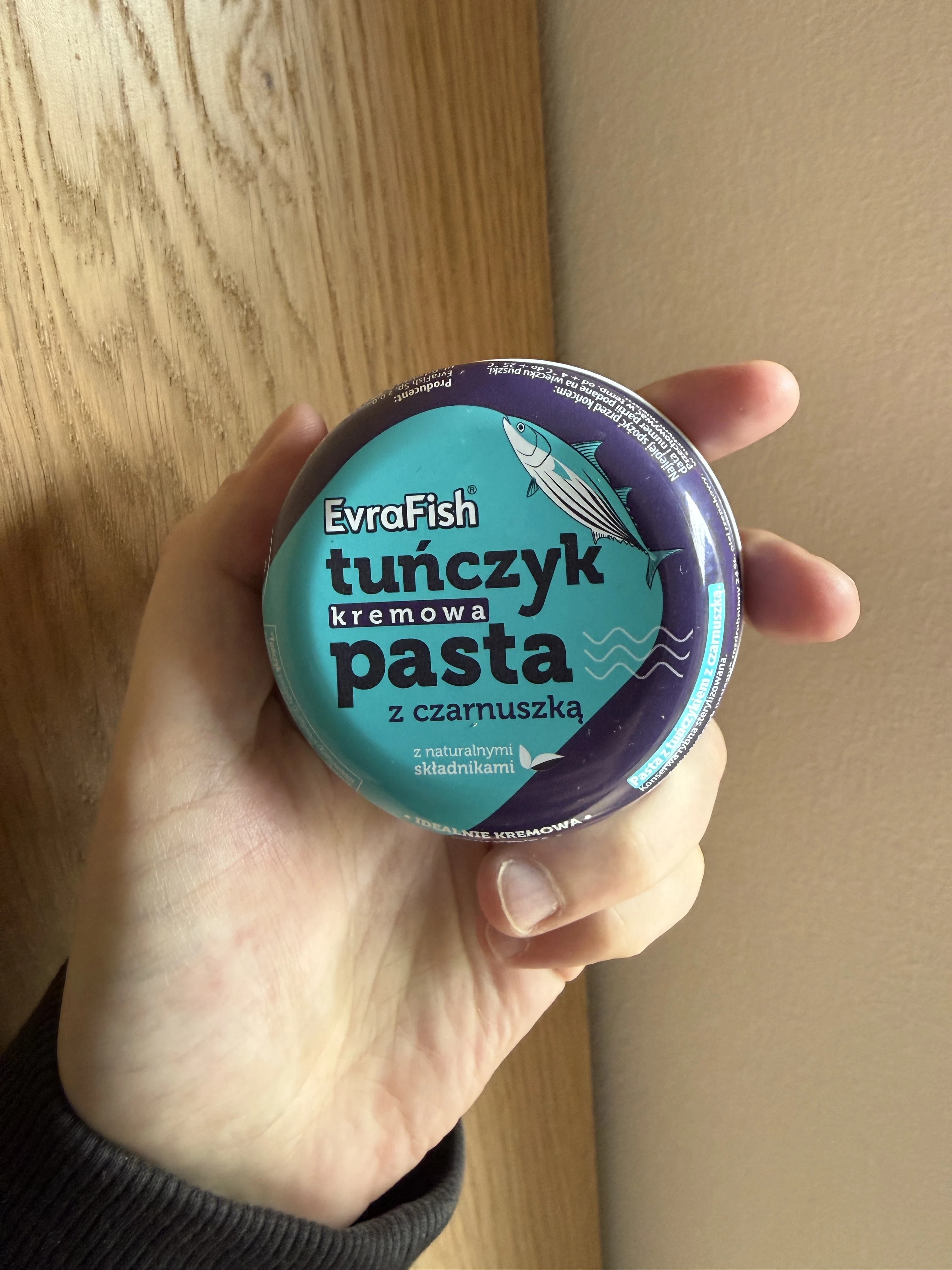 EvraFish tuńczyk kremowa pasta z czarnuszką | 85g