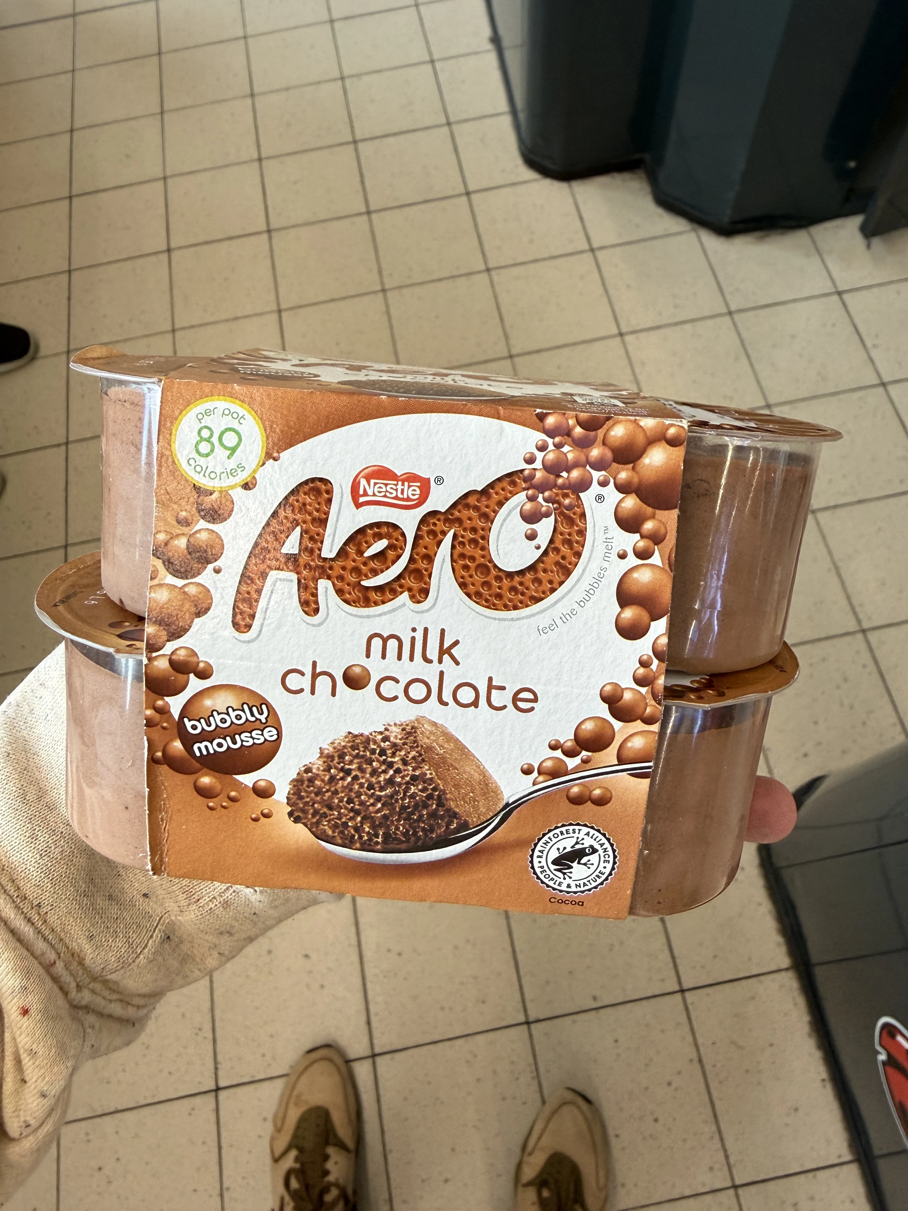 Aero Milk Chocolate Mousse | 4x59g