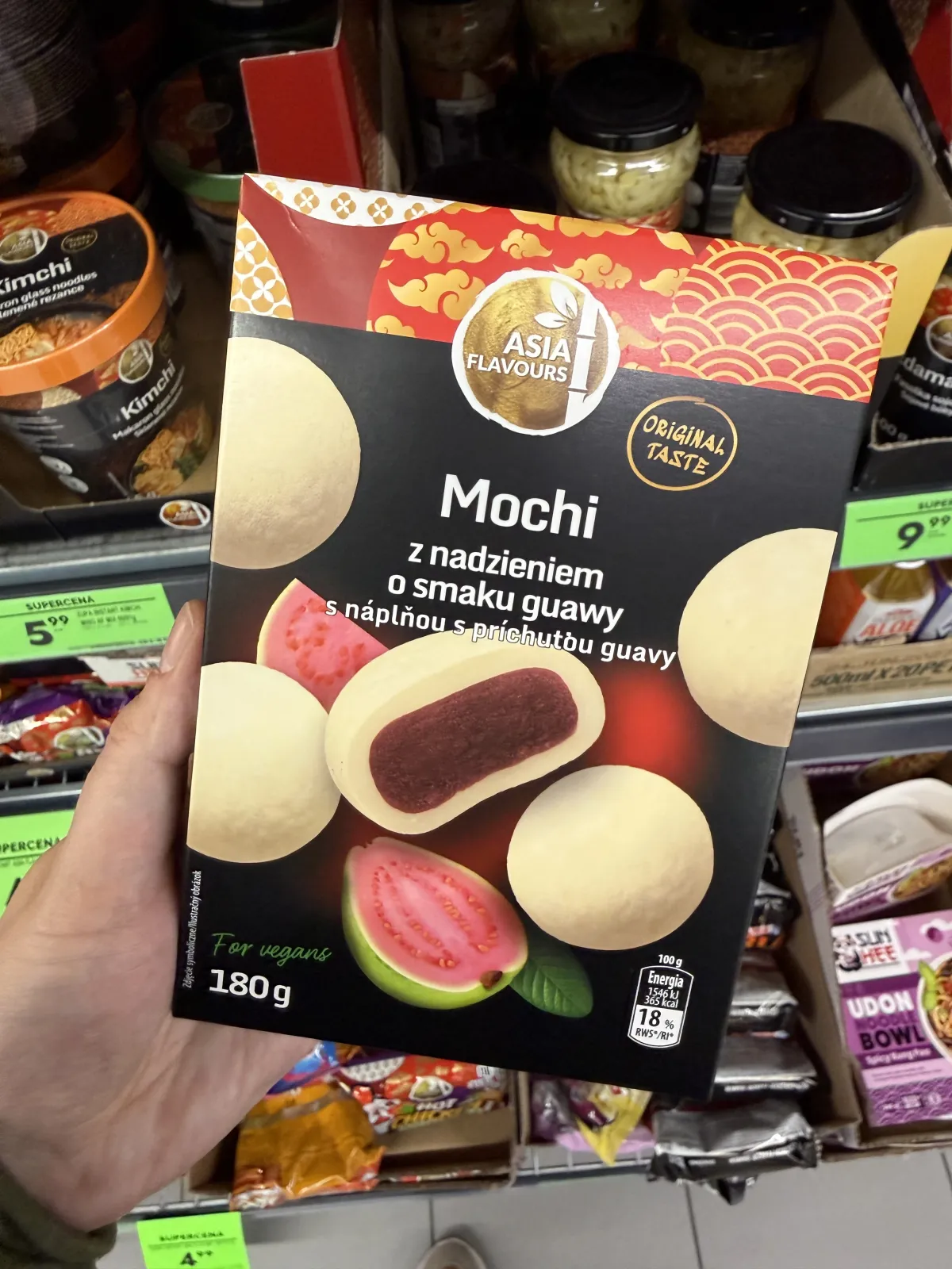 Asia Flavours Mochi z nadzieniem o smaku guawy | 180g