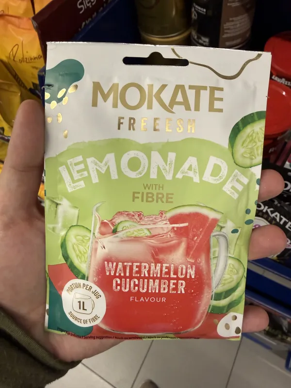 Mokate Freeesh Lemonade Watermelon Cucumber Flavour with Fibre | 40g