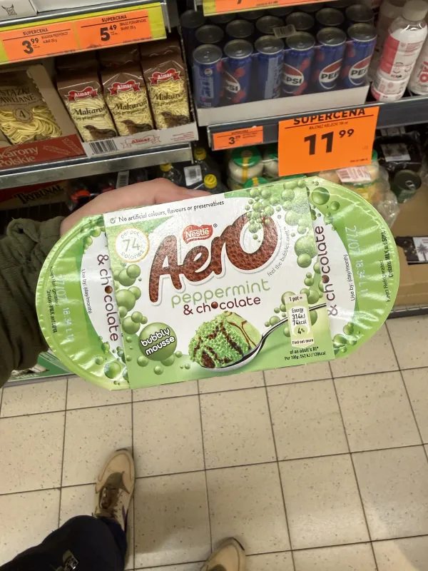 Aero Peppermint & Milk Chocolate Mousse | 232g