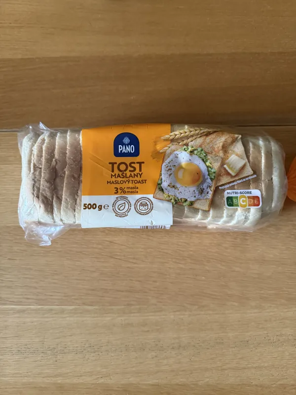 Pano Chleb Tostowy Maślany | 500g