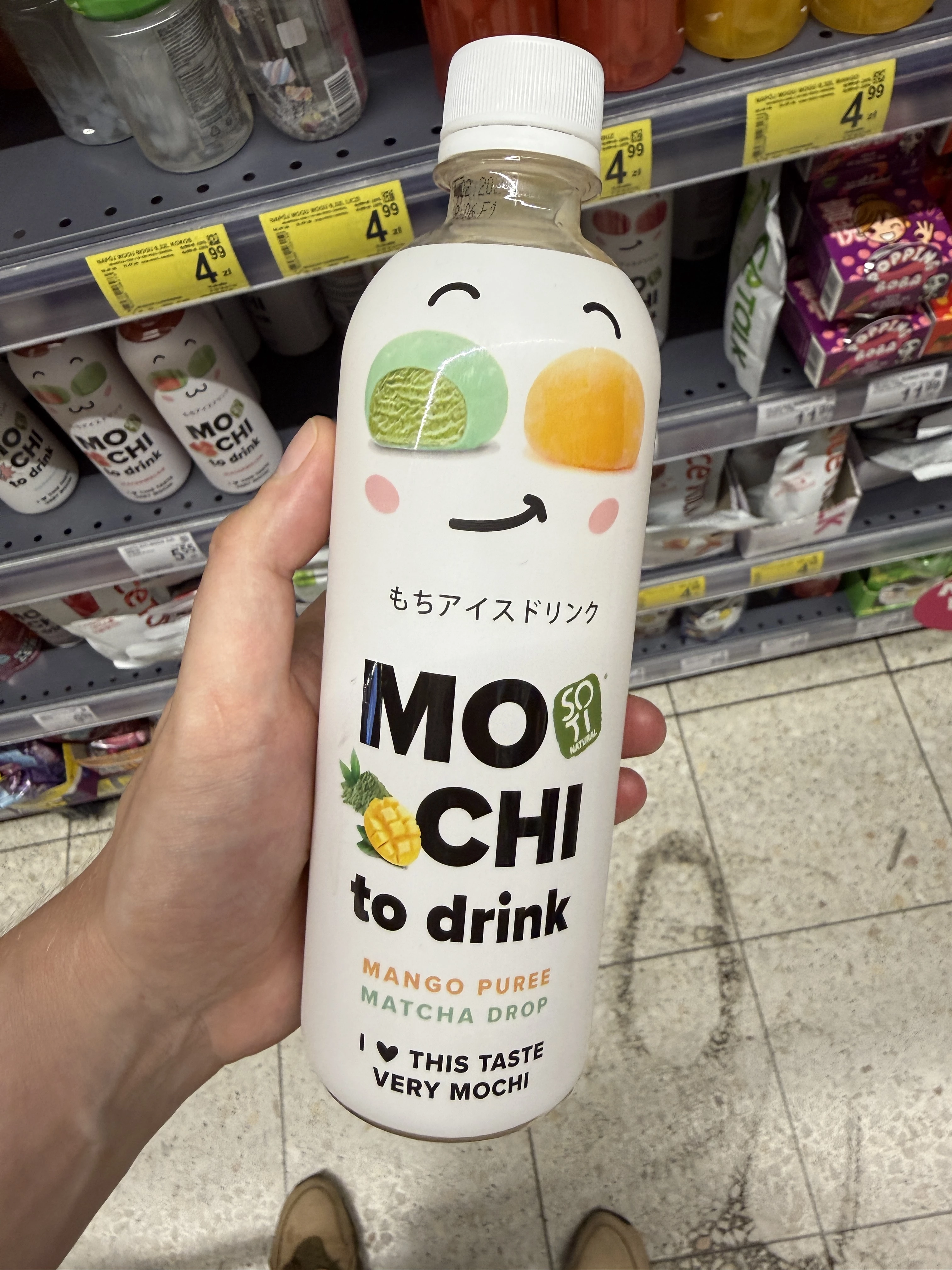 SOTI Natural Mochi to drink Mango&Matcha | 500ml