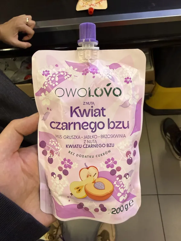 Owolovo Mus z nutą Kwiat czarnego bzu | 200g