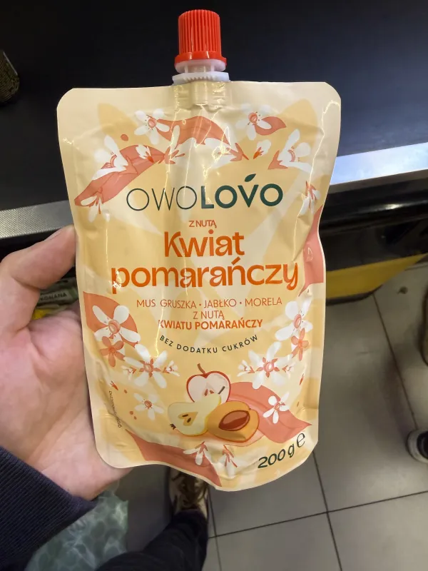 Owolovo Mus z nutą Kwiat pomarańczy | 200g