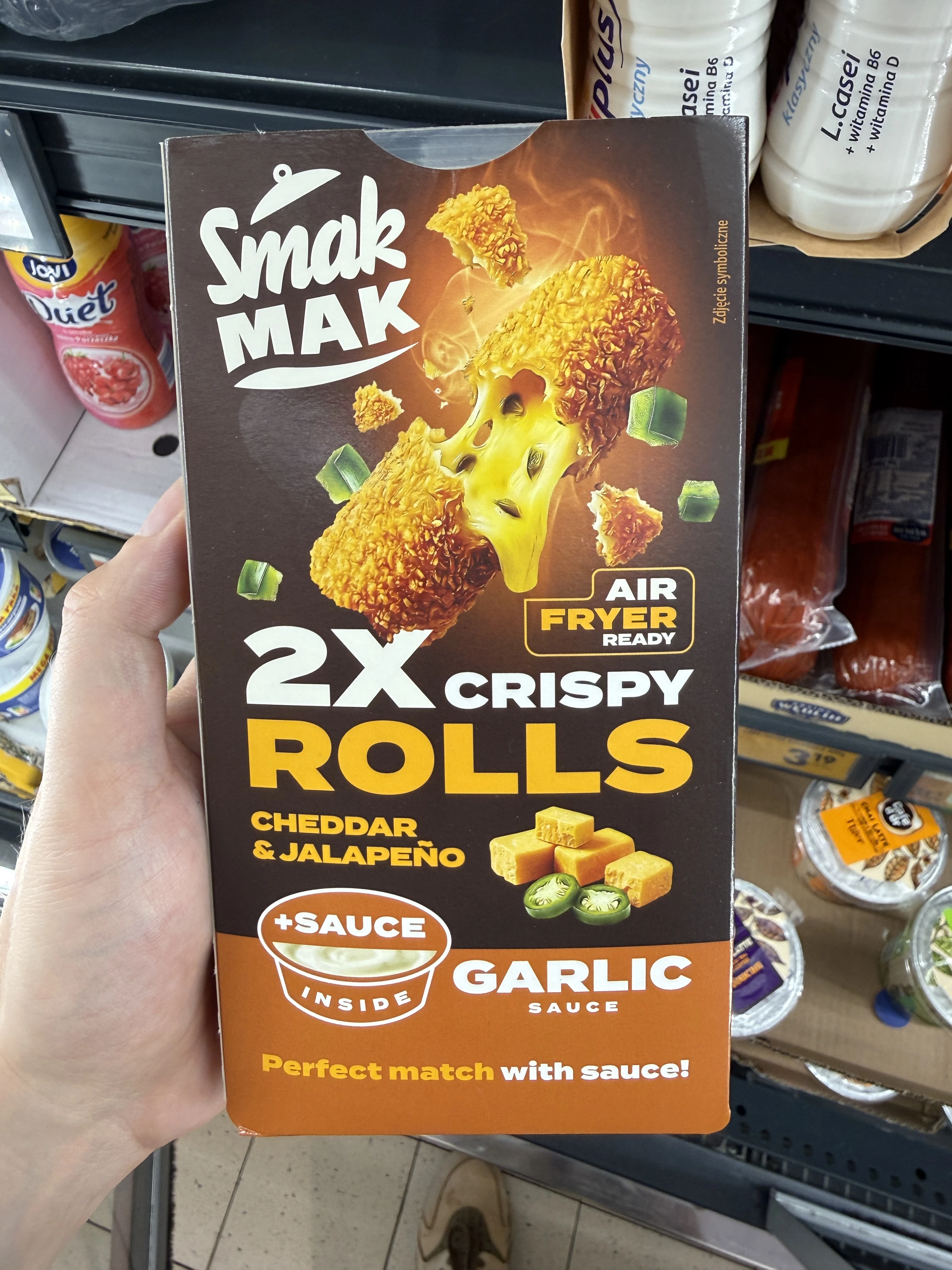 Smak Mak 2X Crispy Rolls Cheddar & Jalapeño | 235g