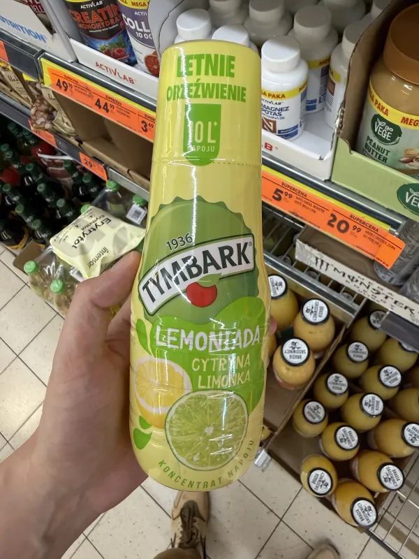 Tymbark Lemoniada Cytryna Limonka Koncentrat | 500ml