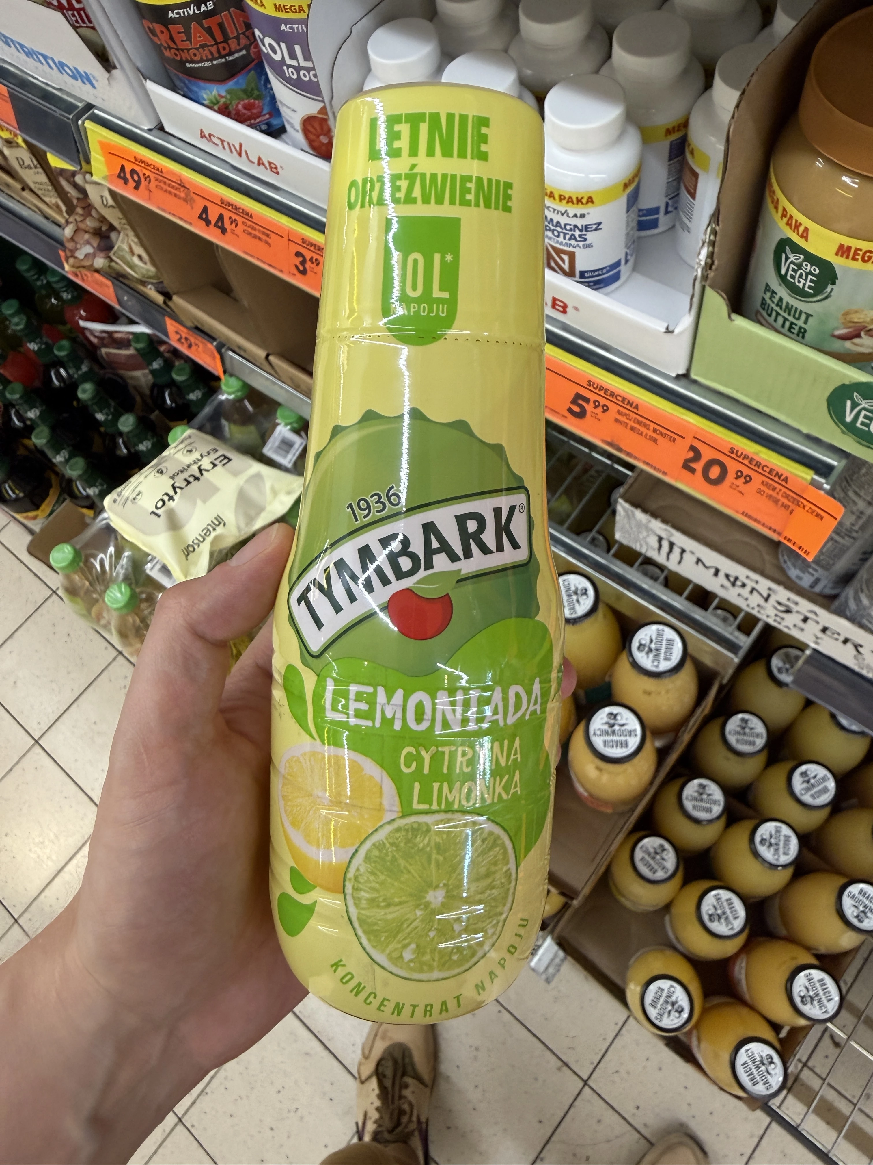 Tymbark Lemoniada Cytryna Limonka Koncentrat | 500ml