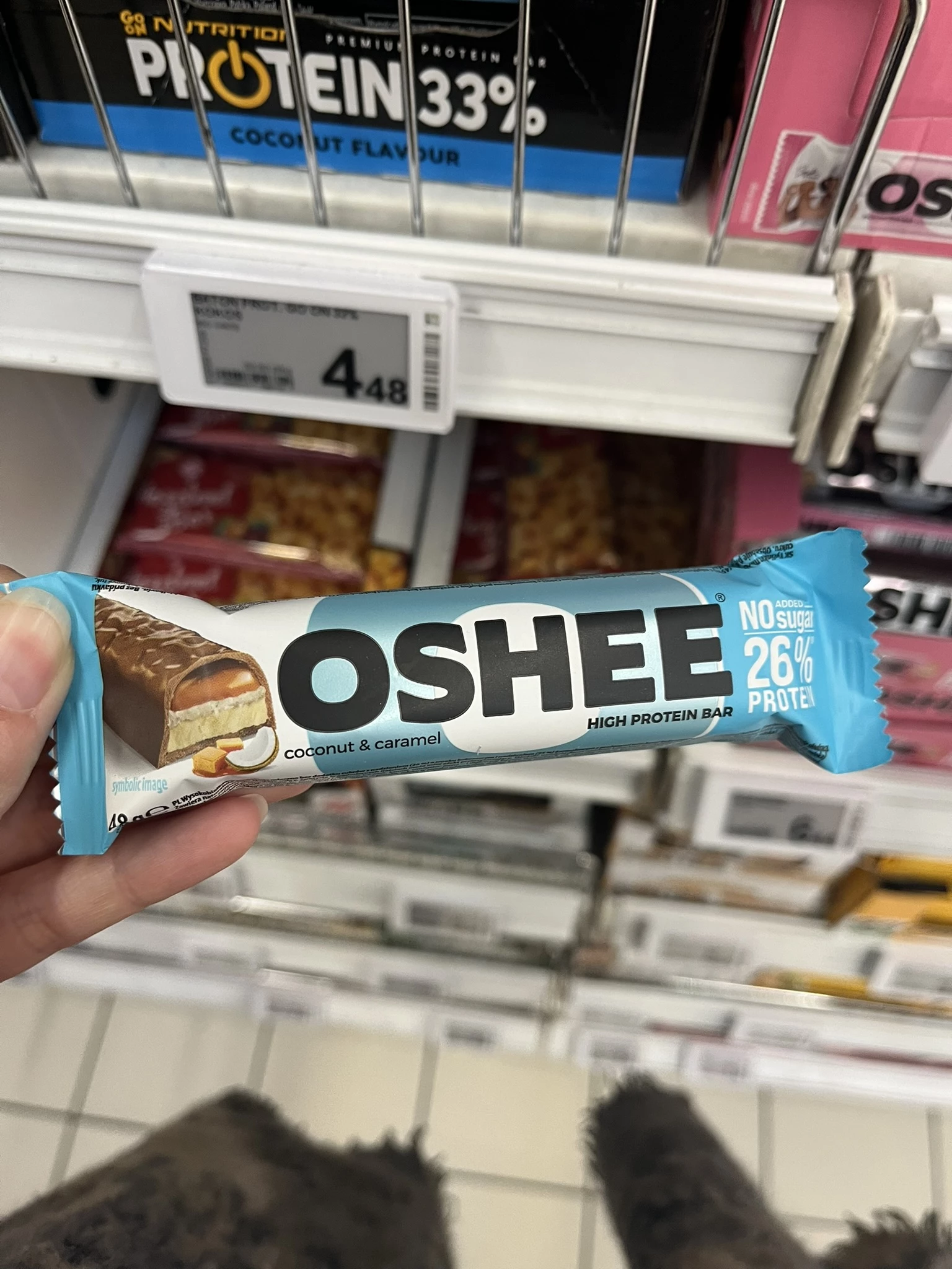 Oshee Baton Proteinowy Kokos Karmel | 48g