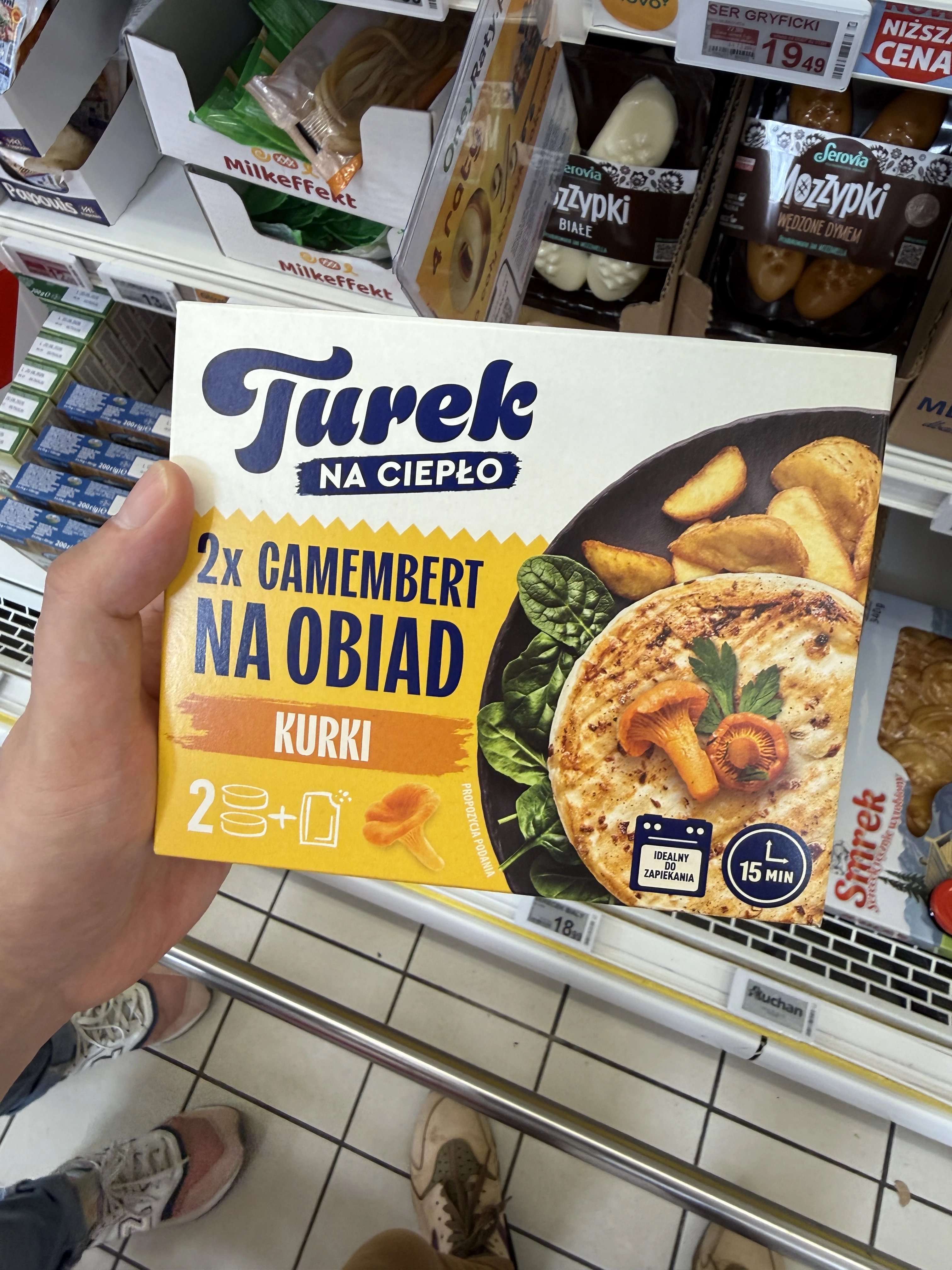 Turek Na ciepło Camembert na obiad z posypką kurkową | 207g