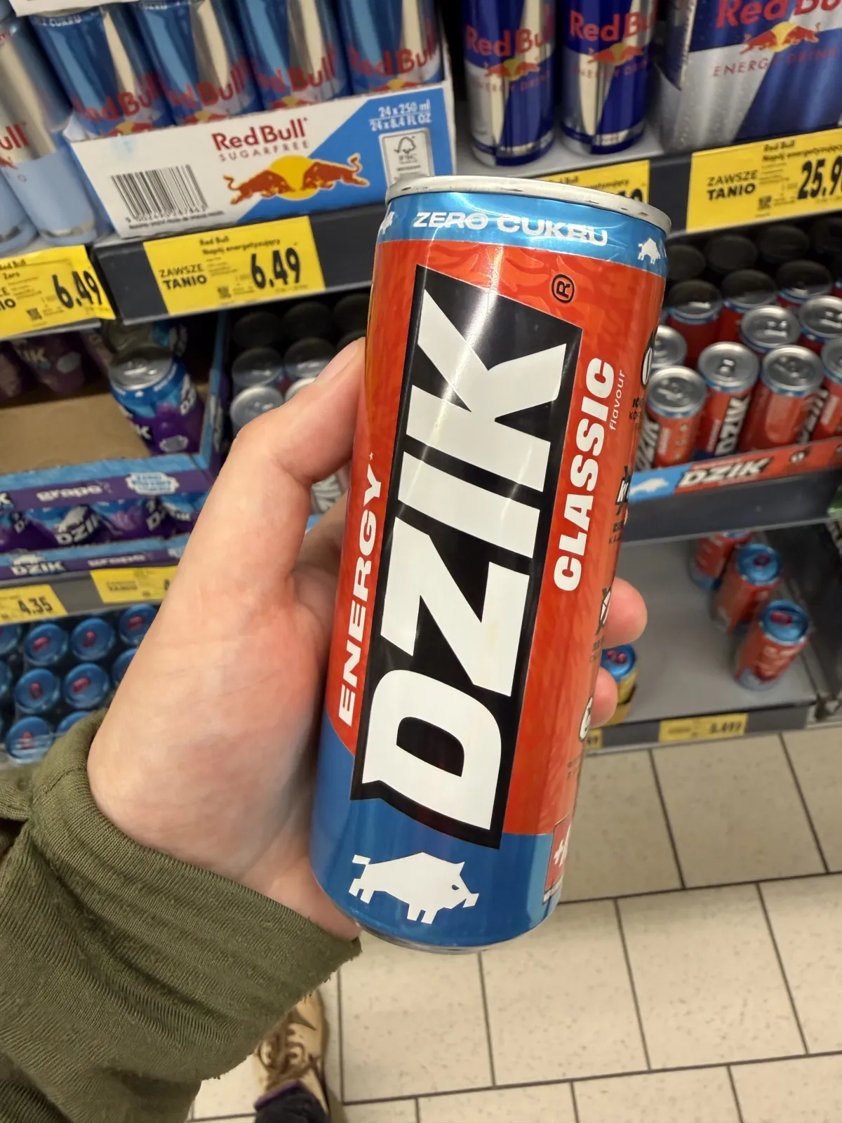 Dzik Energy Classic Zero Cukru | 250ml